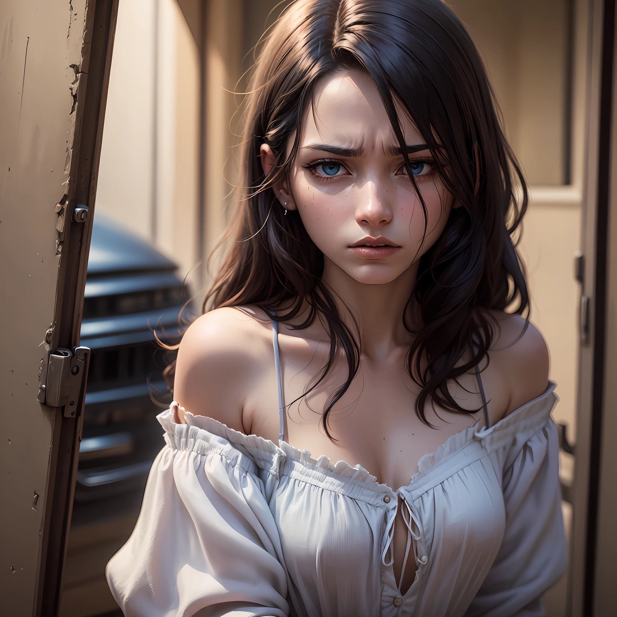 Sad woman --auto