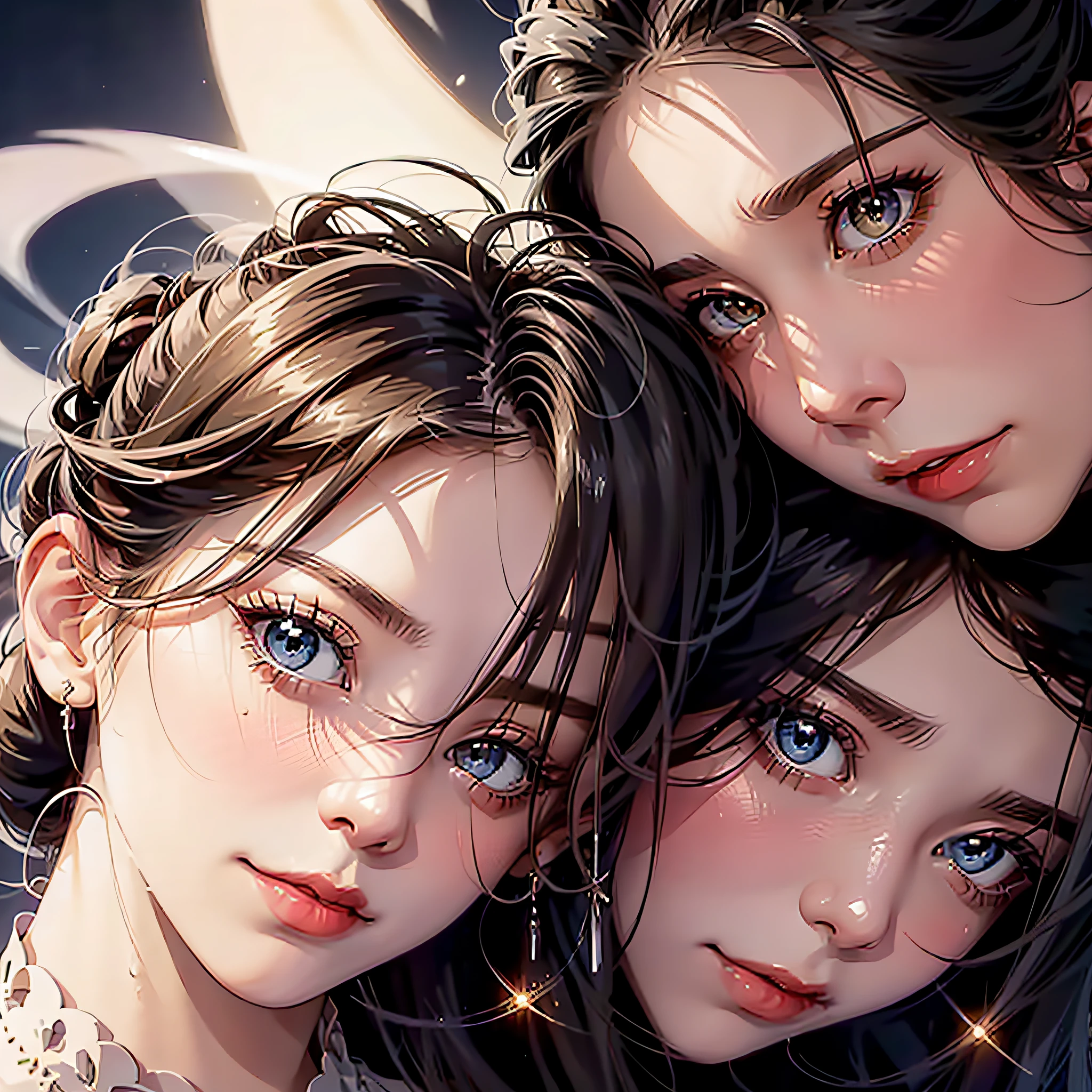 Luxurious and elegant housemaid service, Tasteful and refined aesthetic, Elegant and noble dress, Slim and enchanting figure, braided ponytail, blush, bright pupils, ear blush, seductive smile, Romanticism, anime style, chiaroscuro, reflection light, sparkle, tachi-e, UHD, retina, masterpiece, best quality, super detail