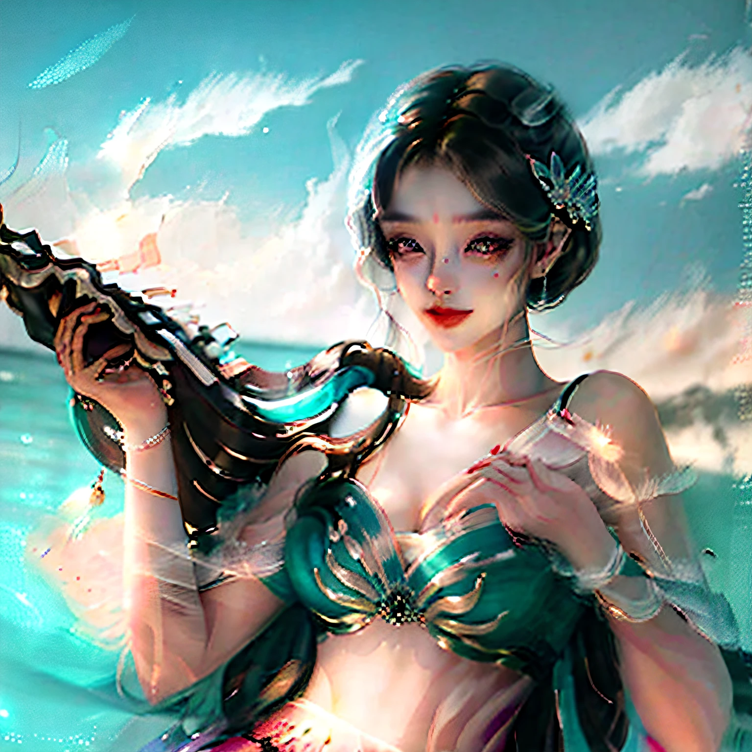 This girl is very outstanding in appearance and figure。Her facial features are delicate and three-dimensional,Every detail seems to have been finely carved。Her eyes are bright and deep,Charming as a pool of autumn water。Her eyebrows are slender and bushy,It adds a touch of modesty and elegance to her face。
Her lips are rosy and full,Every smile is heartwarming。Her skin is fair and delicate,It's like porcelain,Exudes a natural sheen。Perfect coordination between her facial features,Make her face look more beautiful and moving。
Her figure is slim and well-proportioned,Every curve is full of feminine femininity and elegance。Her shoulders are broad and straight,It adds a touch of confidence and fortitude to her figure。She has a slender waist,Plump buttocks,line sleek,It's amazing to be amazed。
Her breasts are straight and full,It's like a beautiful picture。Her body is graceful,It has both strength and feminine femininity。Her posture is elegant and natural,Every movement is like a beautiful symphony。
generally,This girl is very outstanding in appearance and figure,Her beauty and elegance are impossible to ignore。 --auto