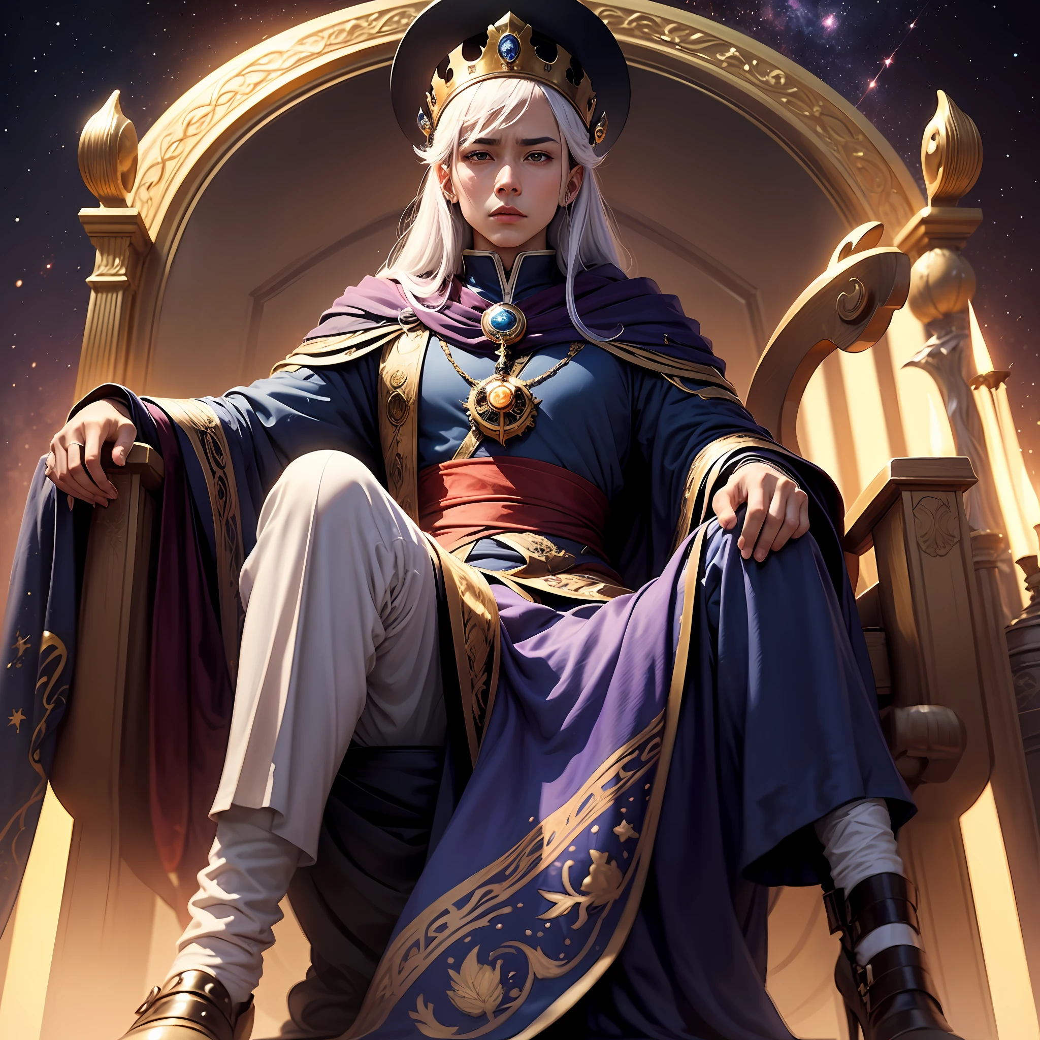 Space Emperor,Sense of oppression,A sense of mystery,infinite power,Masterpiece Sit on a high throne,The kings of other countries are subservient --auto
