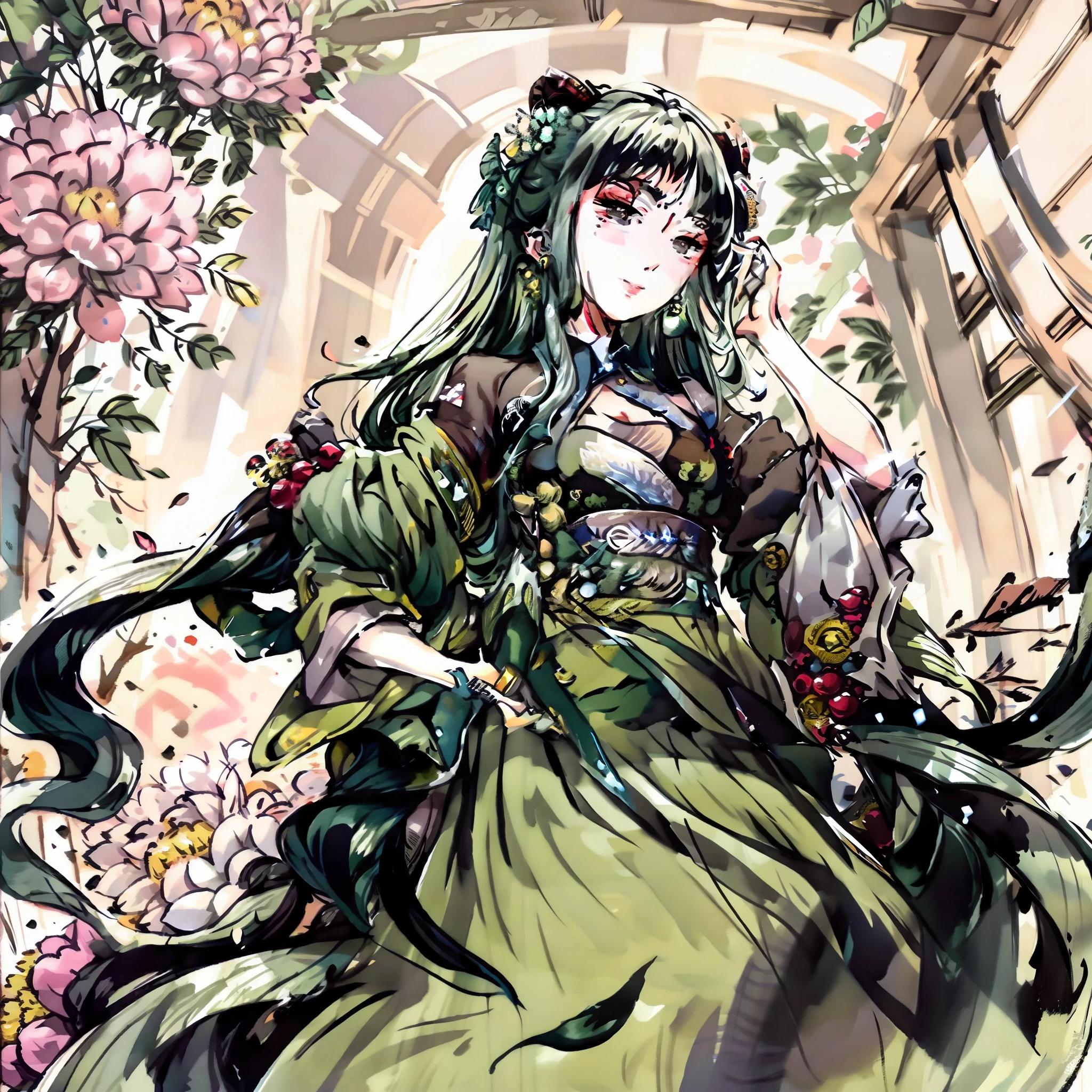 Long sword in hand，ssmile