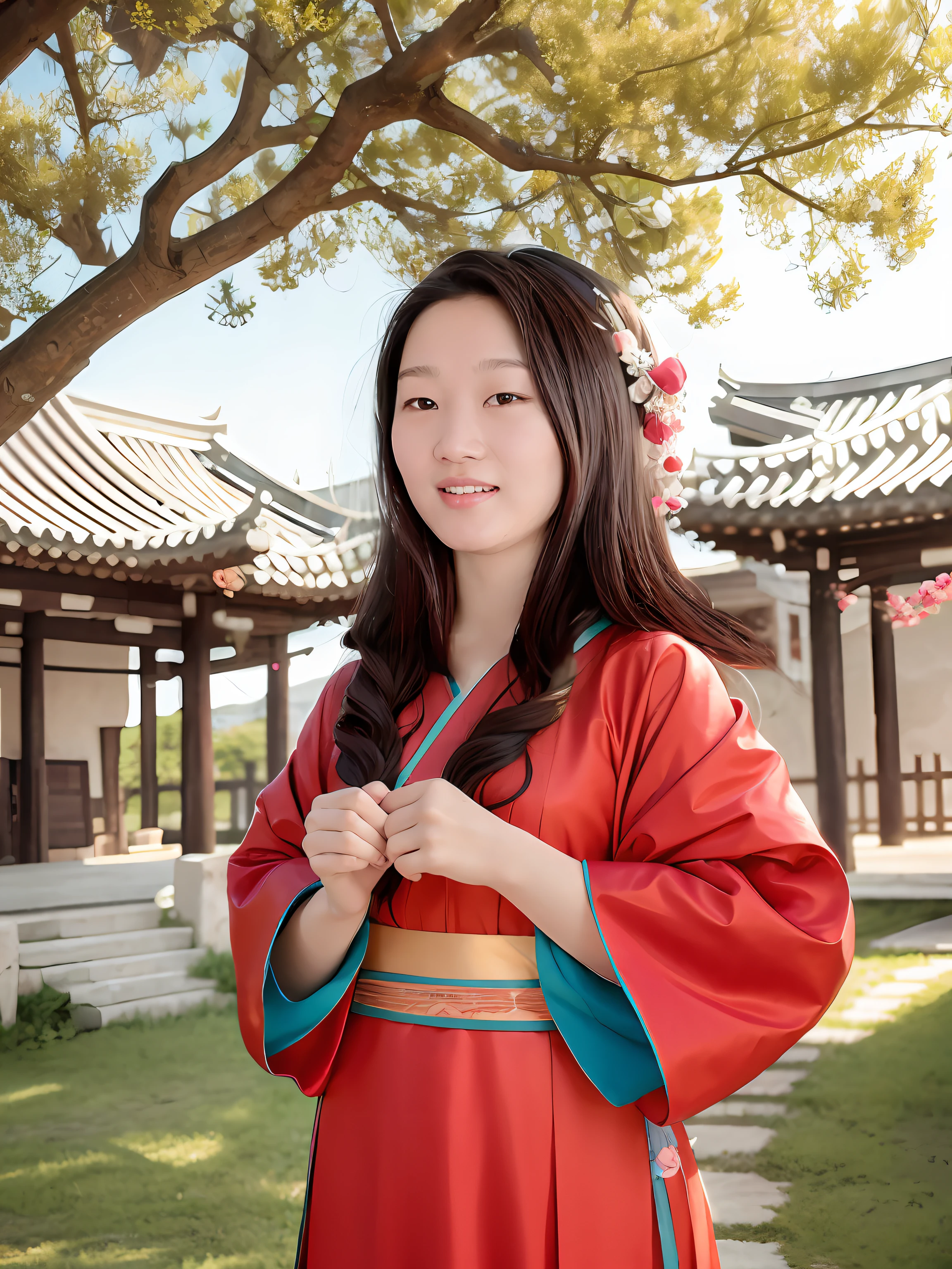 Modify the background,ancient wind,scenecy,Hanfu, 8k wallpaper