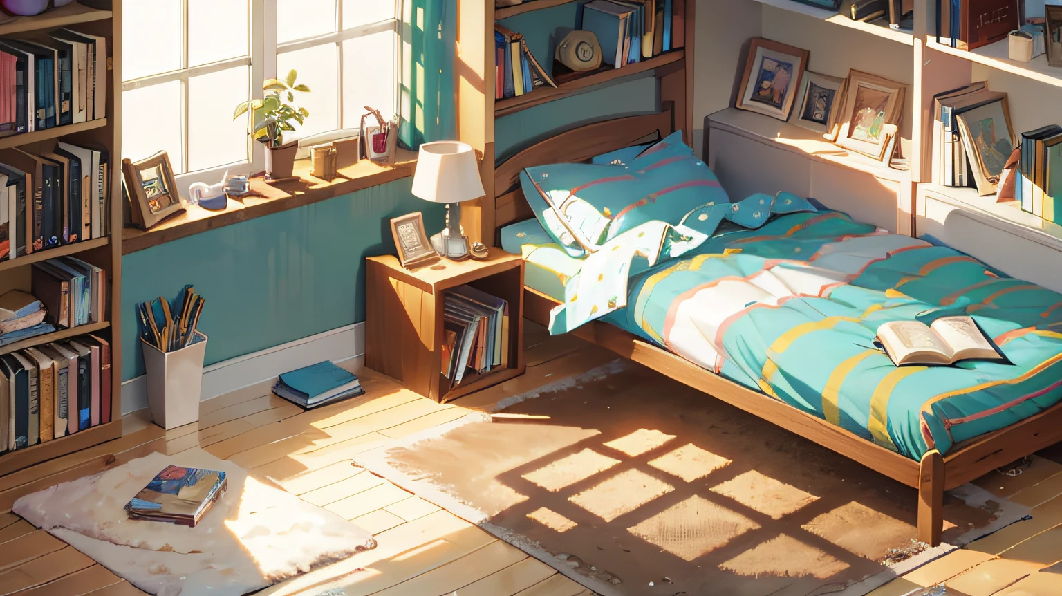 Beautuful Women，double tails,, Moles under eyes, Cat ears, Smile,Chiaroscuro,, 1080p, Anatomically correct, Masterpiece, High quality，Empty bookshelf，sobu --auto