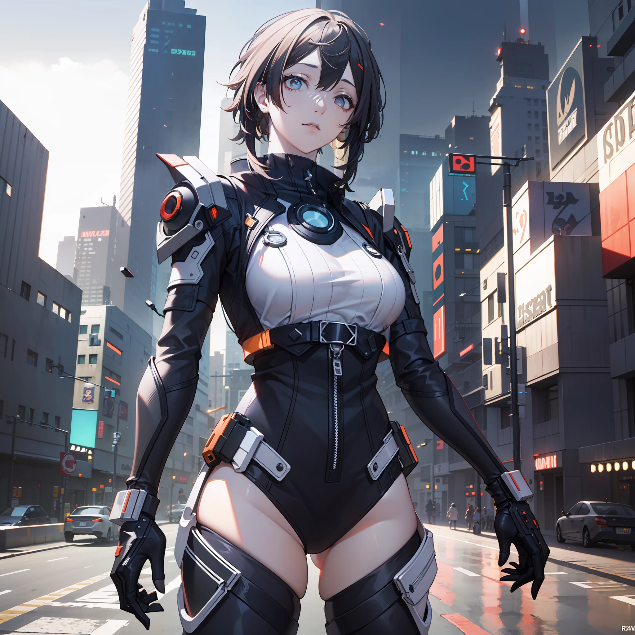 ((Best quality)), ((masterpiece)), (detailed:1.4), 3D, an image of a beautiful cyberpunk female,HDR (High Dynamic Range),Ray Tracing,NVIDIA RTX,Super-Resolution,Unreal 5,Subsurface scattering,PBR Texturing,Post-processing,Anisotropic Filtering,Depth-of-field,Maximum clarity and sharpness,Multi-layered textures,Albedo and Specular maps,Surface shading,Accurate simulation of light-material interaction,Perfect proportions,Octane Render,Two-tone lighting,Wide aperture,Low ISO,White balance,Rule of thirds,8K RAW,