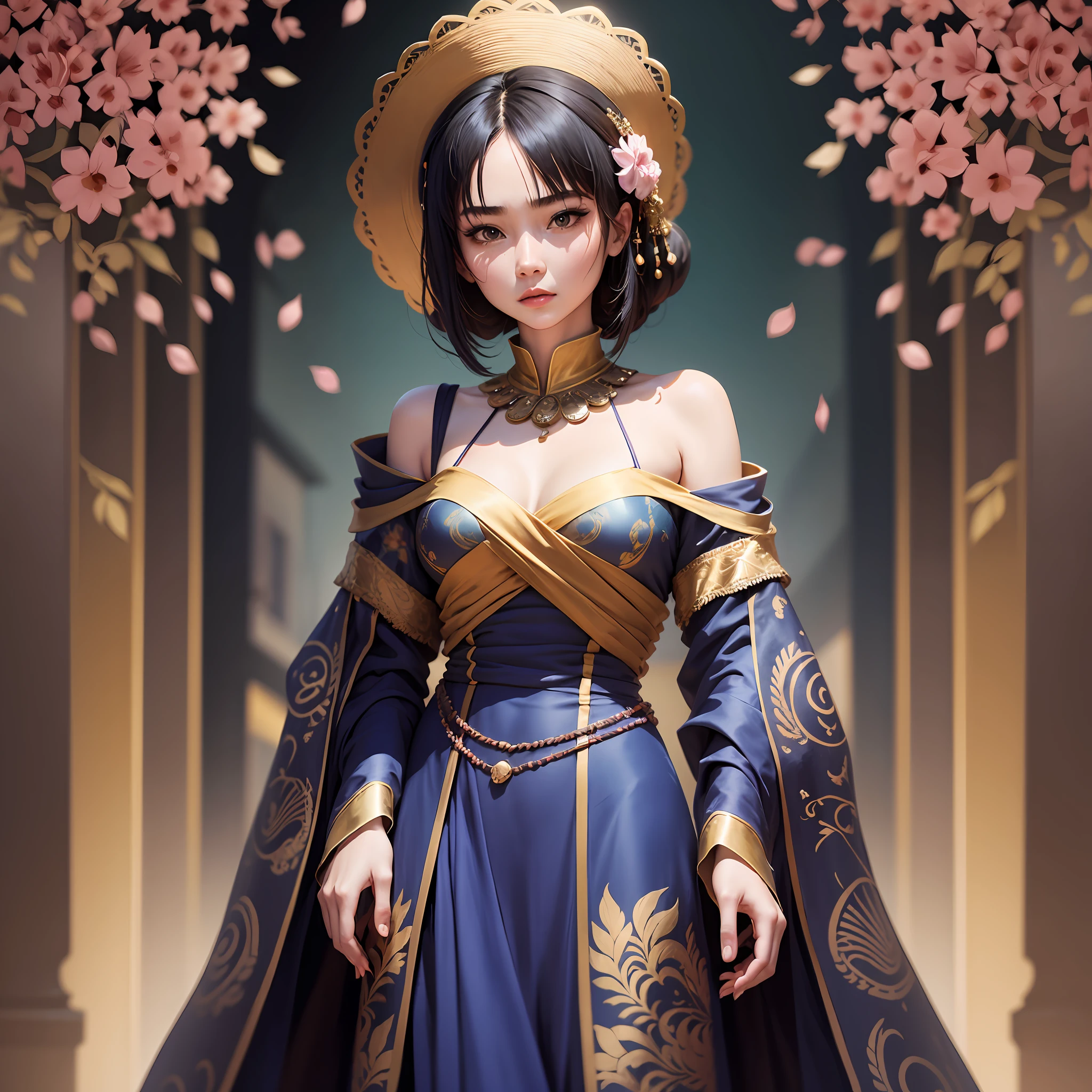 Silk Road costumes, clothes with film festival elements, fashion, cartoon IP --auto --s2