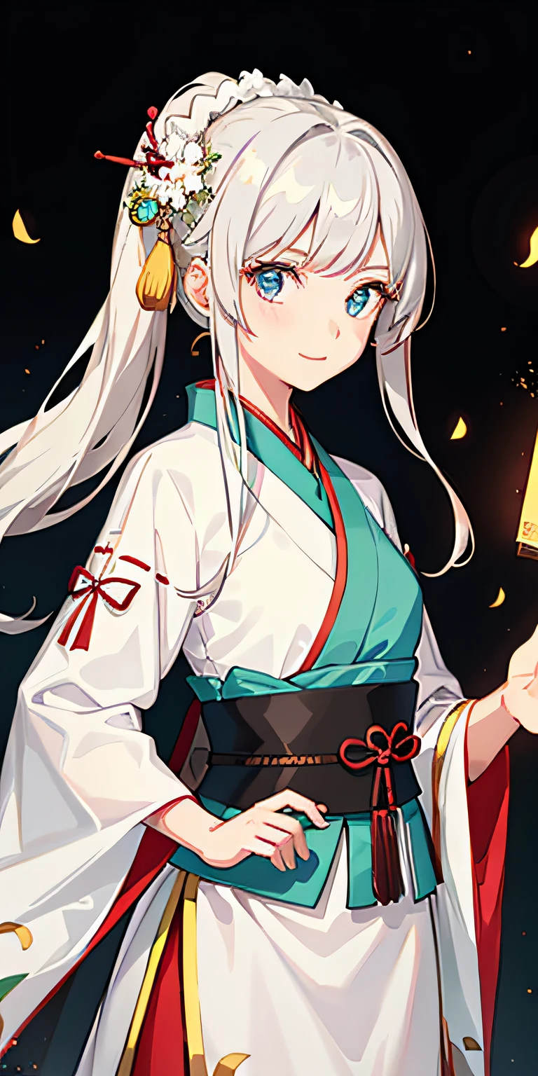 1girl, (hanfu), glowing, sidelighting, wallpaper,