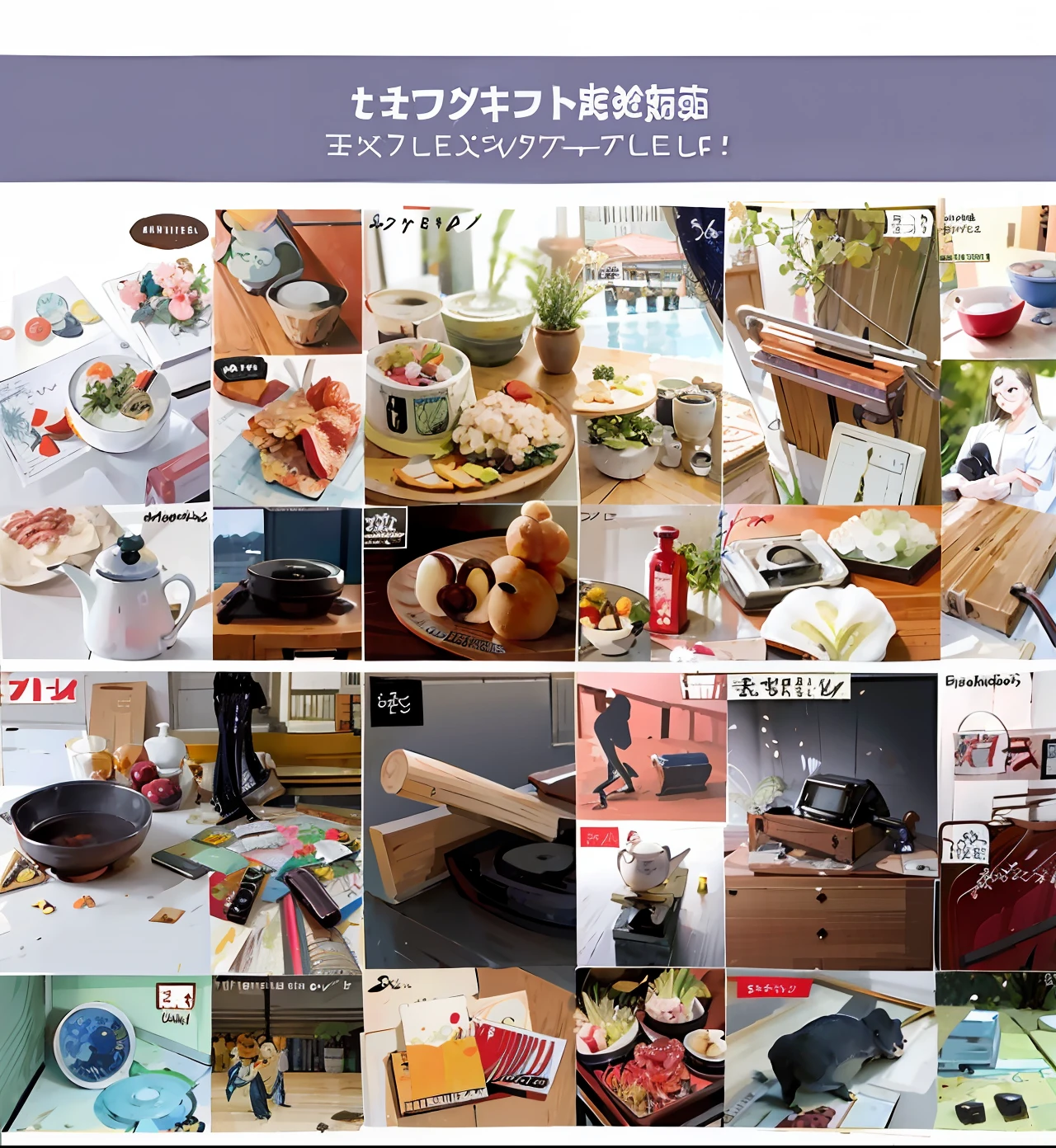 A la Fed image of different food photo collage, japanese collection product, catalogue, advertisement picture, Gastronomy and crafts, collection product, Gastronomy Magazine, foodphoto, catalogue photo, catalogue photo, japanese magazine collage, magazine, blog-photo, photo for a magazine, item, Catalogue Raisonne, screencapture, Gastronomica Magazine, Catalog printing