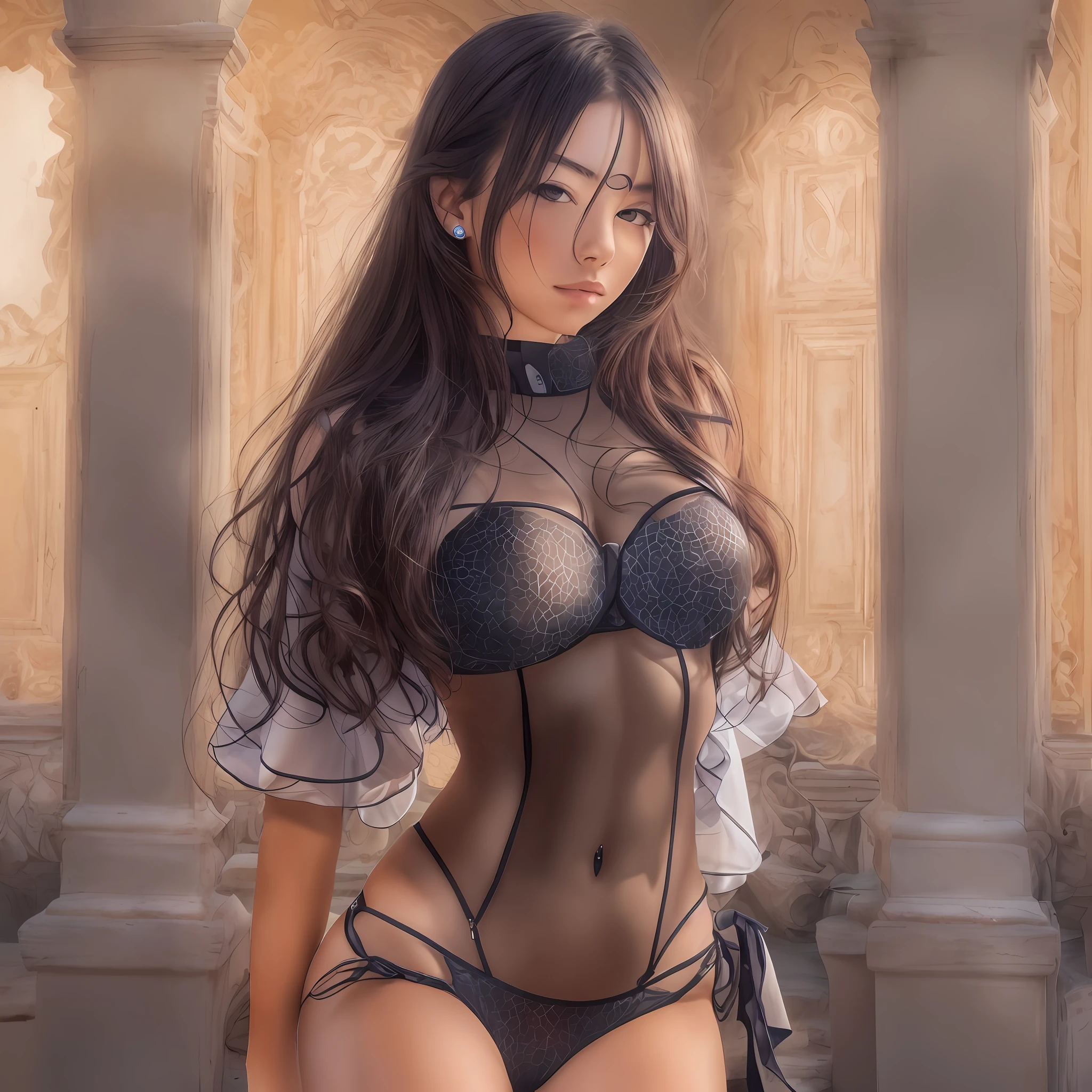 girl,seminude,Superb body