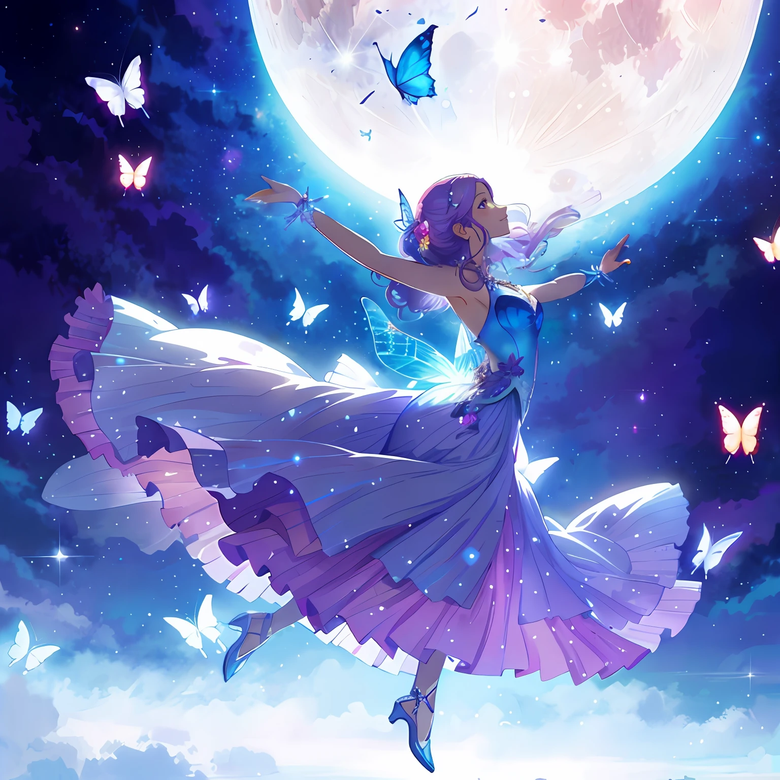 Moonlight butterfly