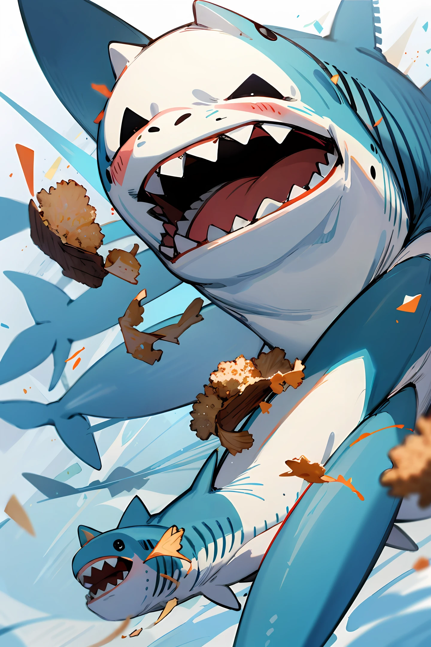 Crunchy shark