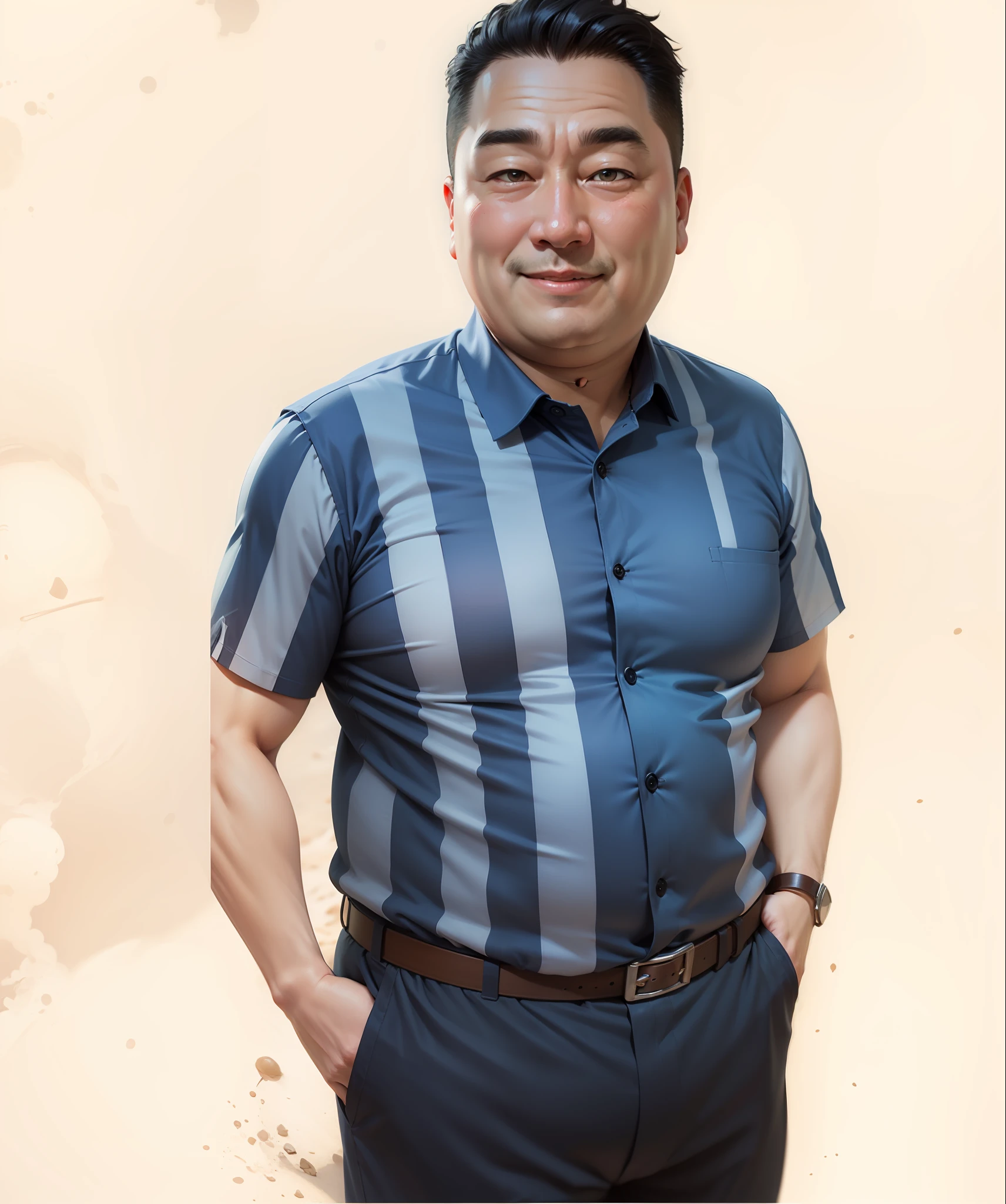 Fat uncle,ssmile