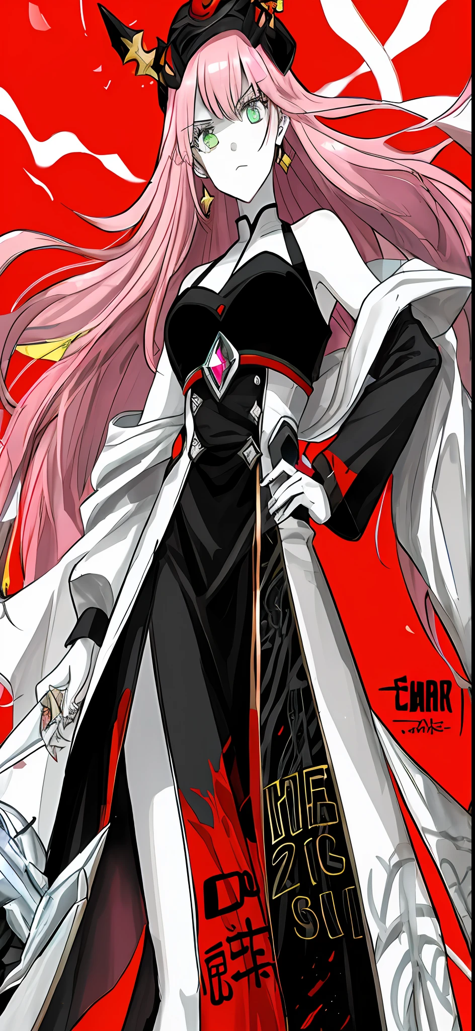 ((((dramatics))),(((grittiness))),(((irate))),(Best quality at best,tmasterpiece),1girll,galaxias,glitters,shift dresses,校服,The upper part of the body,Dark mechanical background,looking at viewert,Pink-haired girl,Pink Long Hair,White-colored skin,Emerald green eyes,epic anime