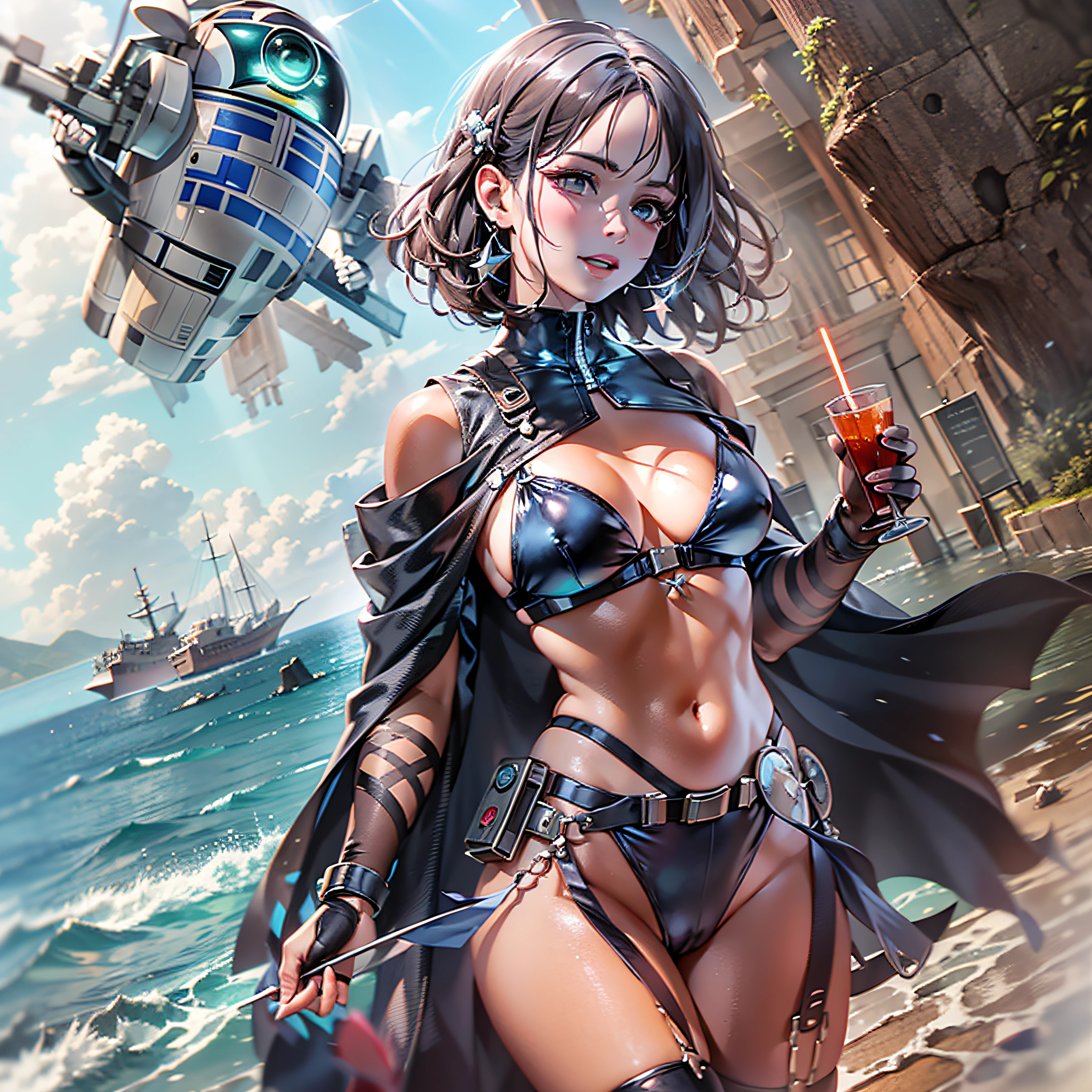 FairyTaleAI Sahara:1.5 sundrop:1.5 Scene "star wars" contre-jours sables "Armada" Tatooine Xwing R2D2 "Heavy Metal" Devastating Will-o'-the-wisp:1.5 war cyberpunk battle Mandalorian mature female "luis Royo" dazzling slow-motion walk Cosplay richesse Amiral decorated:1.37 jukebox Commander "Princesse Leia":1.5 "Tina Turner":1.5 "Nathalie Portman":1.5 Pilots jacket cow-boy 38years emblème "Heart Earth Hearth" écusson key sunLight luminescence ultra:1.5 pro-Photorealistic:1.5 optimaux:1.5 qualities:1.5 opengl-shaders details:1.5 precise:1.5 reflex:1.5 max:1.5 resolution:1.5 perfection:1.5 graduates:1.5 volumetric nettetés:1.5 improved:1.5 Octane_rendues:1.5 UHD XT3 16K DSLR HDR UnrealEngine5 ombres profondeurs:1.5 analogiques:1.5 3dcg hairstyle short bangs:1.3 extatiques:1.5 body symmetrical athletic skin bronzé face cheekbones effects embarrassed glushes:1.5 eye-liner saphirs saturate:1.5 beaux:1.5 dark eyes black pupils brown iris lazulis turquoise mouth open teeth obvious smiles choke Floating Jacket Fixed Eccentric Cape Levitating Shoulders-Off Shirt Lace Clavicles White Papillotes embroidered leathers breasts varied pointed:1.37 satin bikini:1.5 corsait navy thick felt skirts:1.5 matching bristles ample swinging spinels navel:1.3 revealing silk waist belt-chastity padlock Gold silver agate pubis scarlet pubis-hairy indigo protrusions underwear:1.5 Snap-lock garters thighs legs gothic stainless steel boots decorated magic onyx:1.5 rubis fleuraison invoques:1.5 incandescentes CGSCOSITY toys Cristallines flying X-Wing (EOS R6 135mm 1/1250s f/2.8 ISO400) R2D2 Mécanisés adaptable Canon-ion flash blow glow mannequins dramatic opale Saber straight fully dressed armor heavy chrome metallic flat rune lava bands helmet-antenne Tourmaline glyphes plasma brasses cuivres fullbodye "Darth Vador" background:1.5 équirectangulaire 360 outdoor:1.5 gravures chef-d' tatouage (par Michelangelo) Bruce Weber girls nsfw varied:1.5 etc.