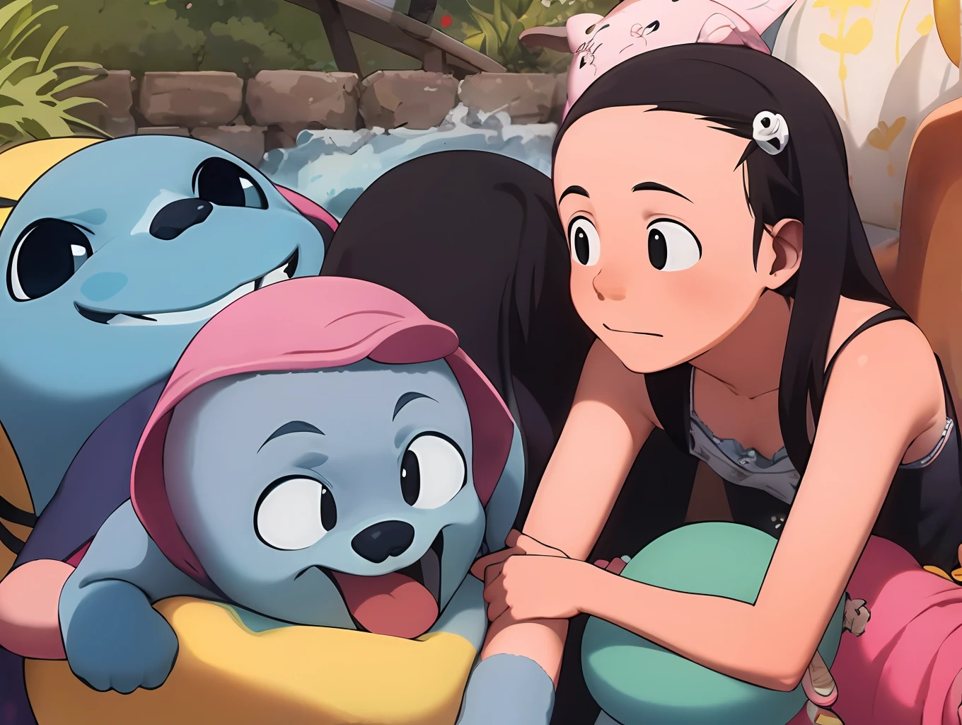 Crie uma imagem do stitch do lilo e stitch