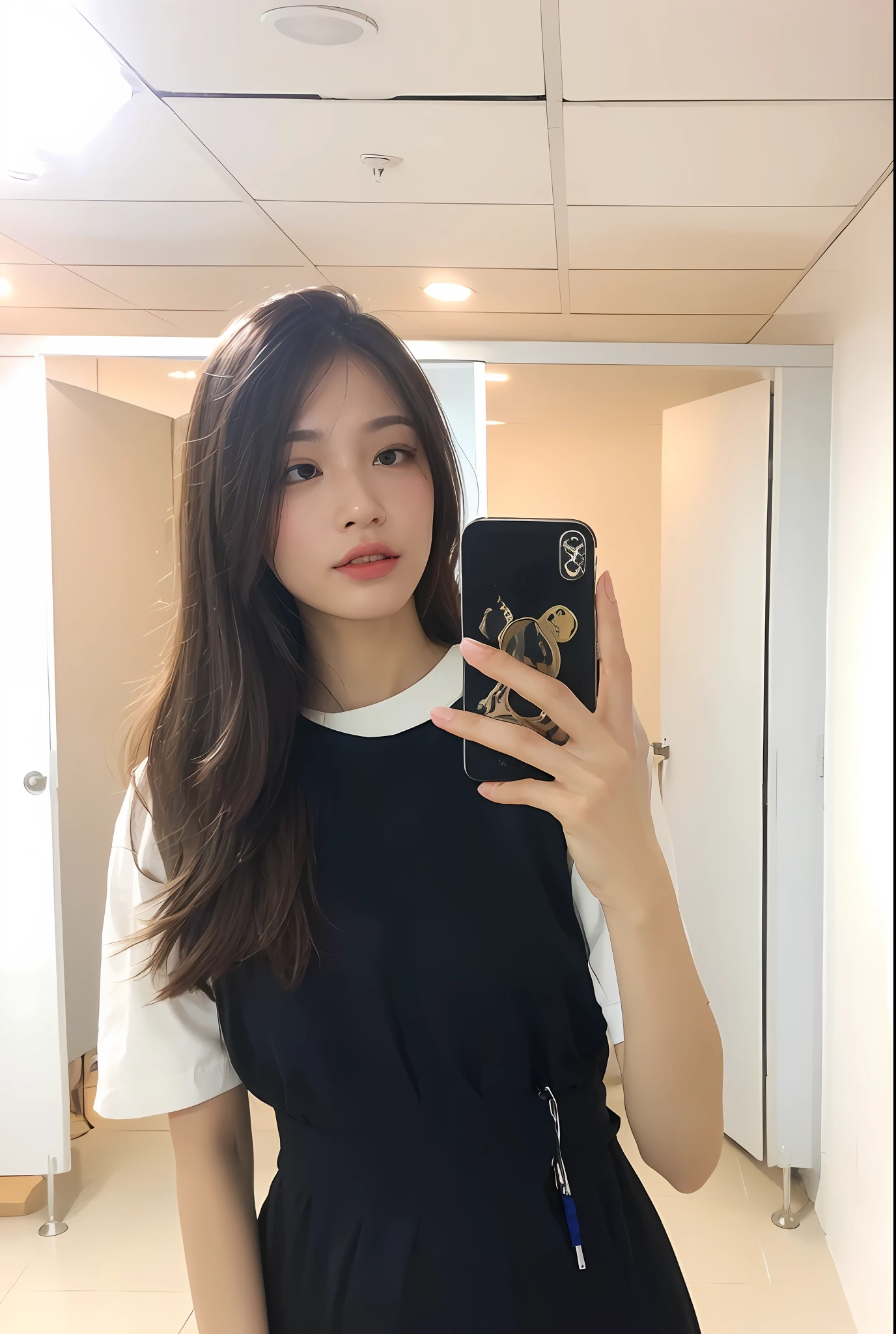 ((Realistic lighting, Best quality, 8K, Masterpiece: 1.3)), Focus: 1.2, 1girl, Perfect beauty: 1.4, Slim Abs: 1.1, ((Long dark brown hair, Big breasts: 1.3)), (Transparent pajamas: 1.5, Black open crotch socks: 1), (Outdoor, night: 1.2), City streets, thin eyes, Double eyelids, hands on head, (lying on bed: 1.4), facing the camera, legs open, (Full body: 1)