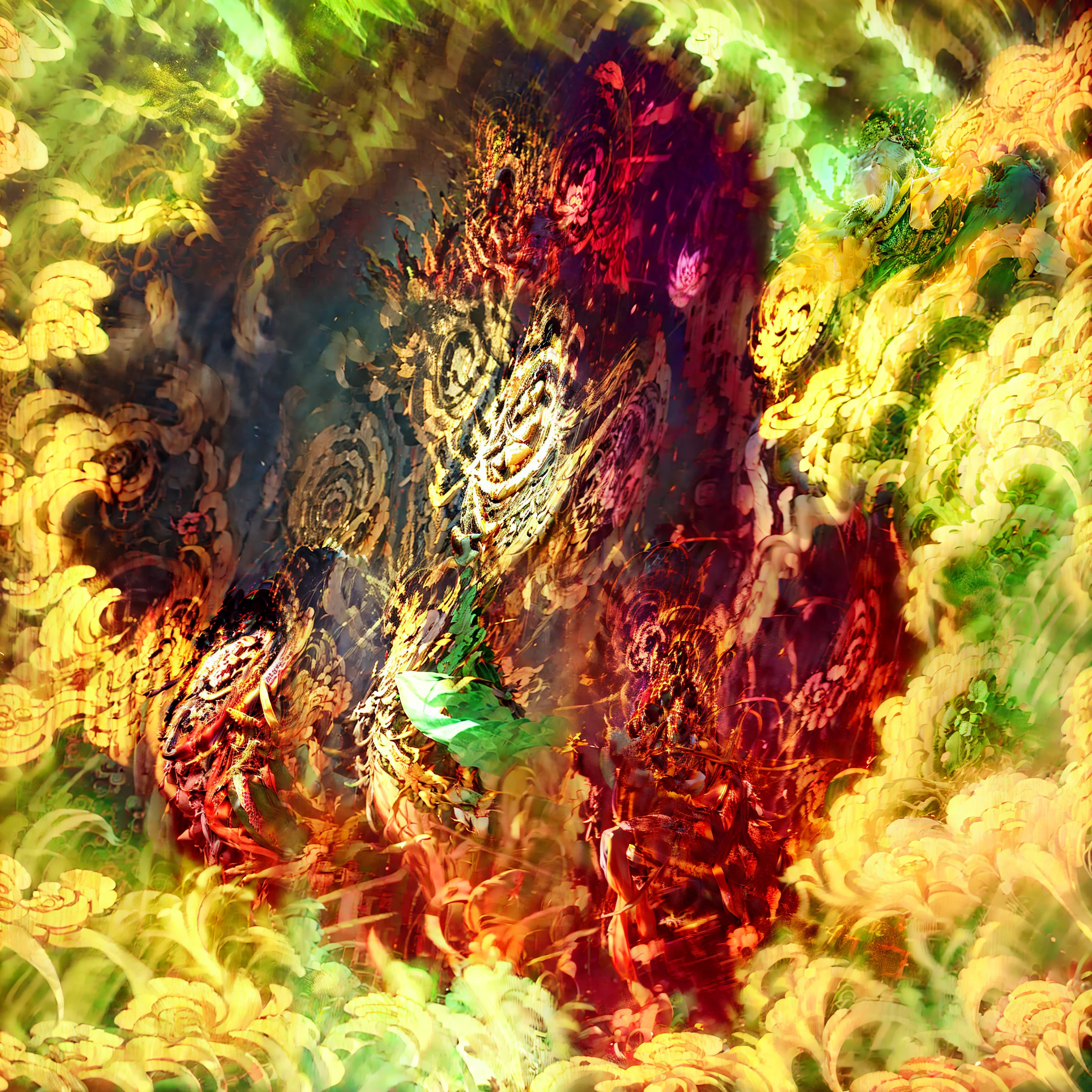 (an extremely delicate and beautiful),inlaid gemstones,Chinese mythology,(Dragon chair:1.2),(A old man:1.2),(God aura:1.2),k hd,super detailing,stately,royal,high-class,Dragon eagle,(Petals fall from the sky:1.1)