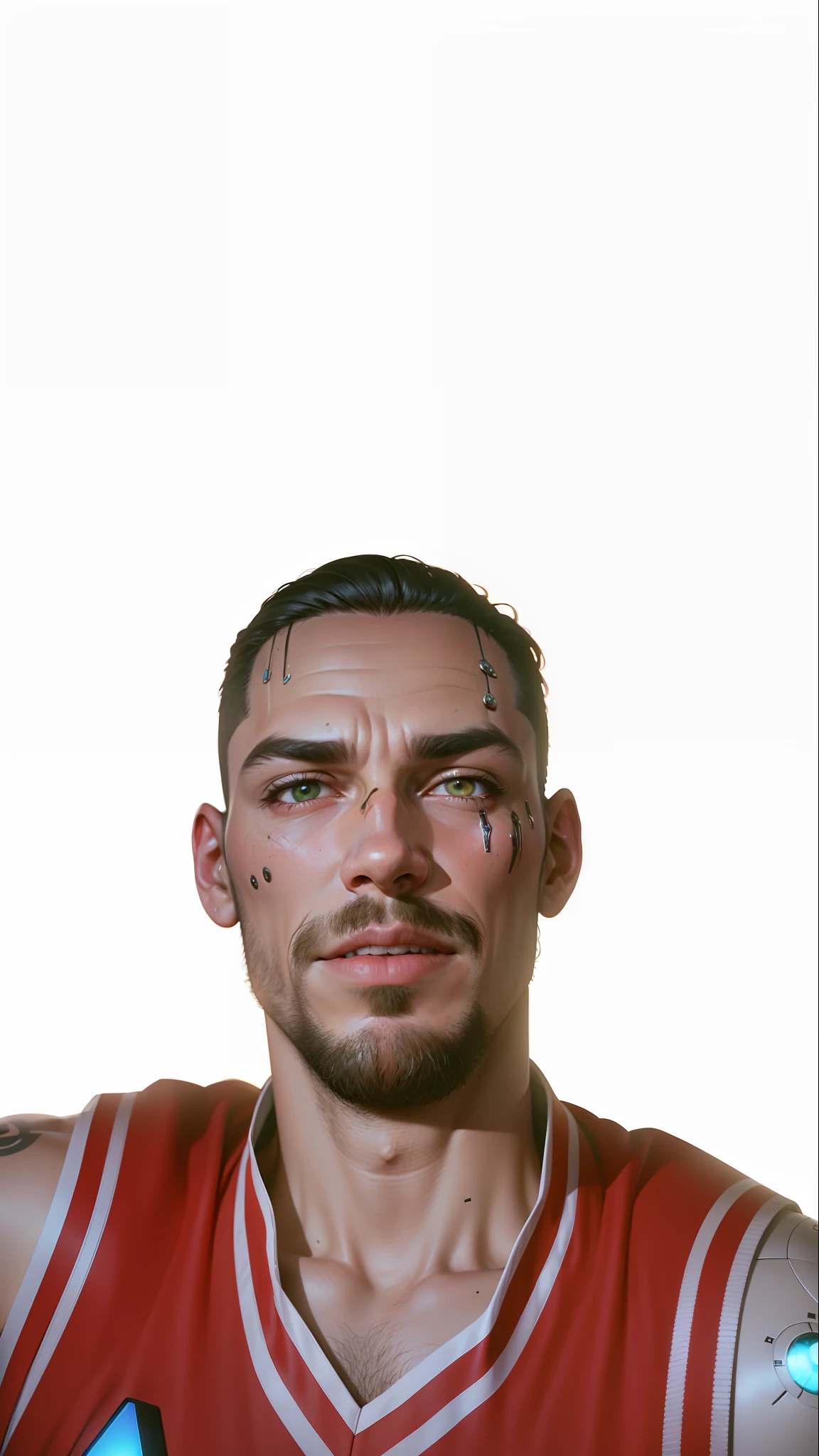 Cyborg man with psychedelic colors, 8k, (alta qualidade: 1.1), (cinematic feel: 1.1), sombras escuras e profundas , detalhamento incrivelmente intrincado, arte , (de perto: 1.1), (brilhantes de luz: 1.1), (chromatic aberration,: 1.2)