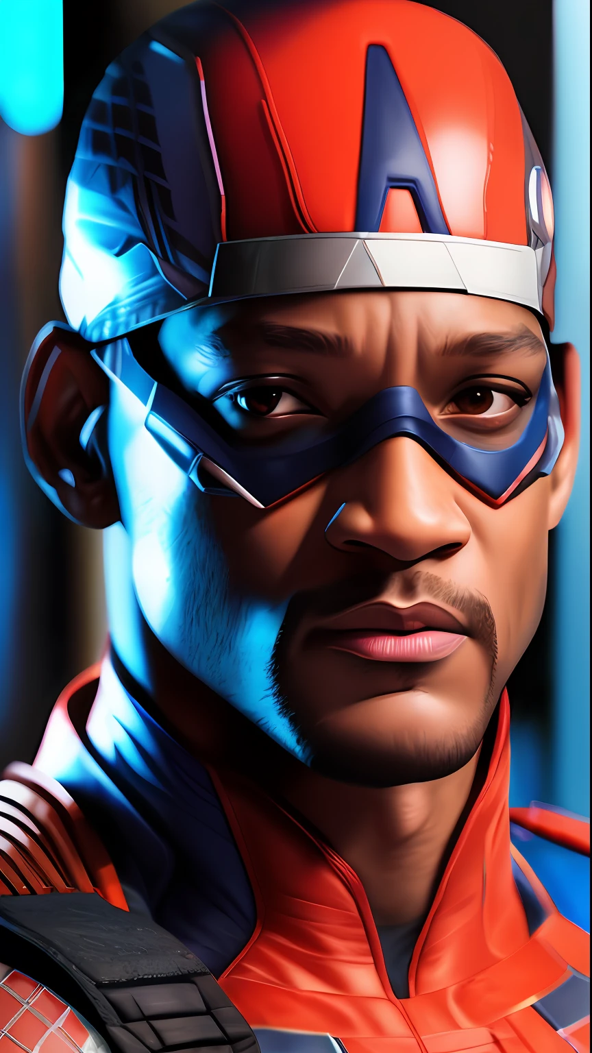 Tarantino style Will Smith as Captain America 8K, HD, Facial Detail, Facial Detail, Eye Detail, Suit Detail, Marvel & DC Style, Ultra Realistic, + Cinematic Footage + Dynamic Composition, Incredible Detail, Sharpen, Detail + Superb Detail + Light Gala + Perfectionism + Award-Winning Realism ((Moody Lights))