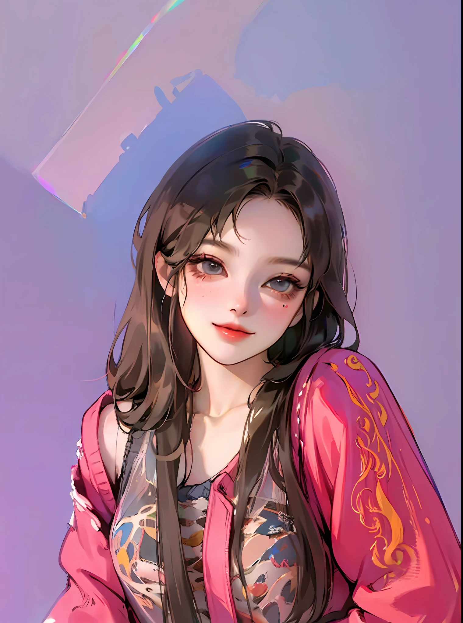 ((a girl)), (nsfw:1.2), open, exposed shoulder, exposed cool chest, open clothes, hand-made clothes, torn, exposed chest tip, (highly detailed CG Unity 8k wallpaper), (work- prime), (Best Quality), (Super Detailed), (Best Illustration), (Best Shadow), (Realistic), (PureErosFace_V1:0.5), Lens Flare , (Depth of Field), (Natural Light), Ultra High Resolution , (eye detail), charming smile, (brunette), (((transparent sweater))), (bare chest), 18 years old, --auto --s2