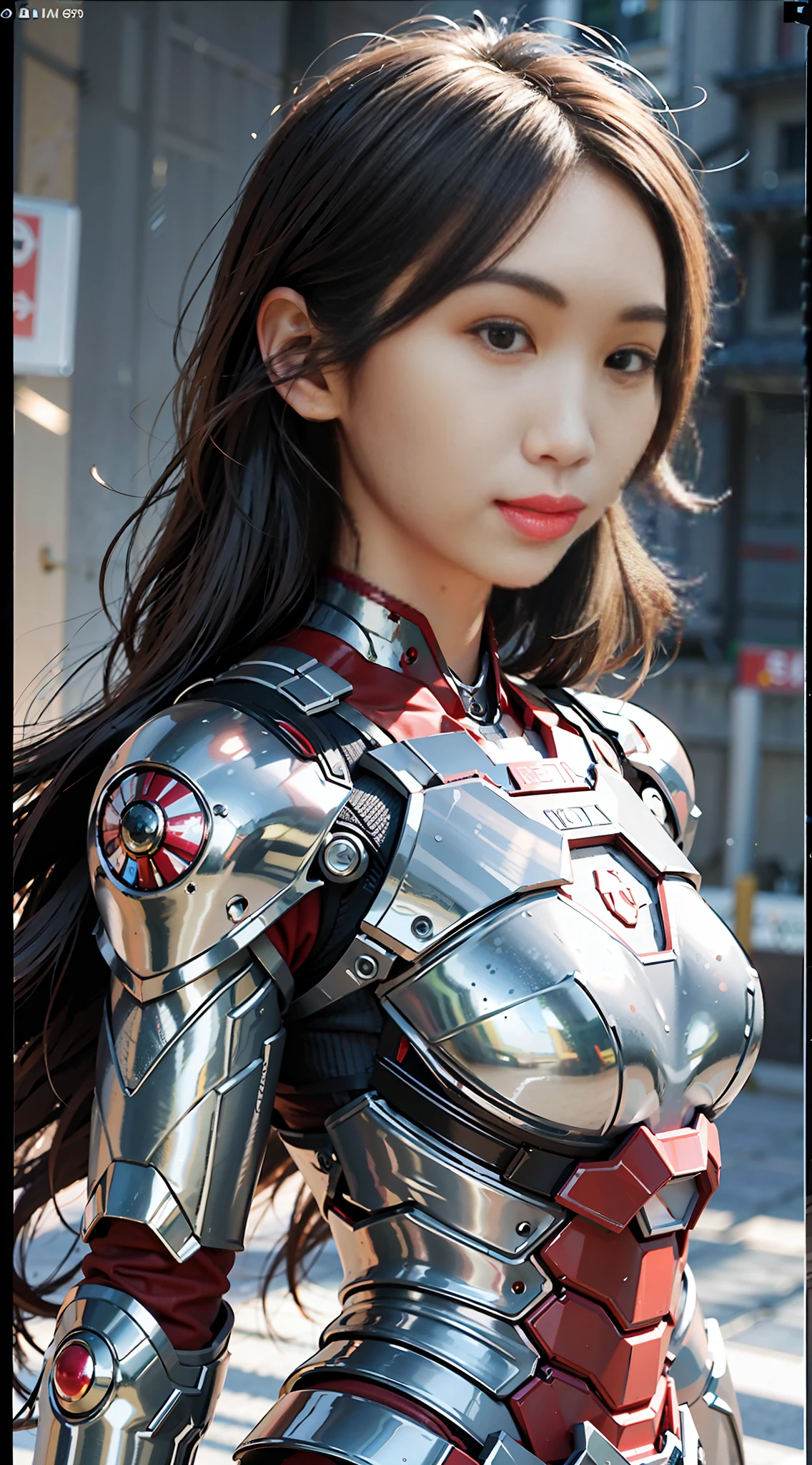 ((best qualtiy)), ((tmasterpiece)), (the detail:1.4), 3D, A beautiful female image of Iron Man,hdr(HighDynamicRange),Ray traching,NVIDIA RTX,Hyper-Resolution,Unreal 5,Subsurface scattering、PBR Texture、post-proces、Anisotropy Filtering、depth of fields、maximum definition and sharpness、Many-Layer Textures、Albedo e mapas Speculares、Surface coloring、Accurate simulation of light-material interactions、perfectly proportions、rendering by octane、Two-colored light、largeaperture、Low ISO、White balance、the rule of thirds、8K raw data