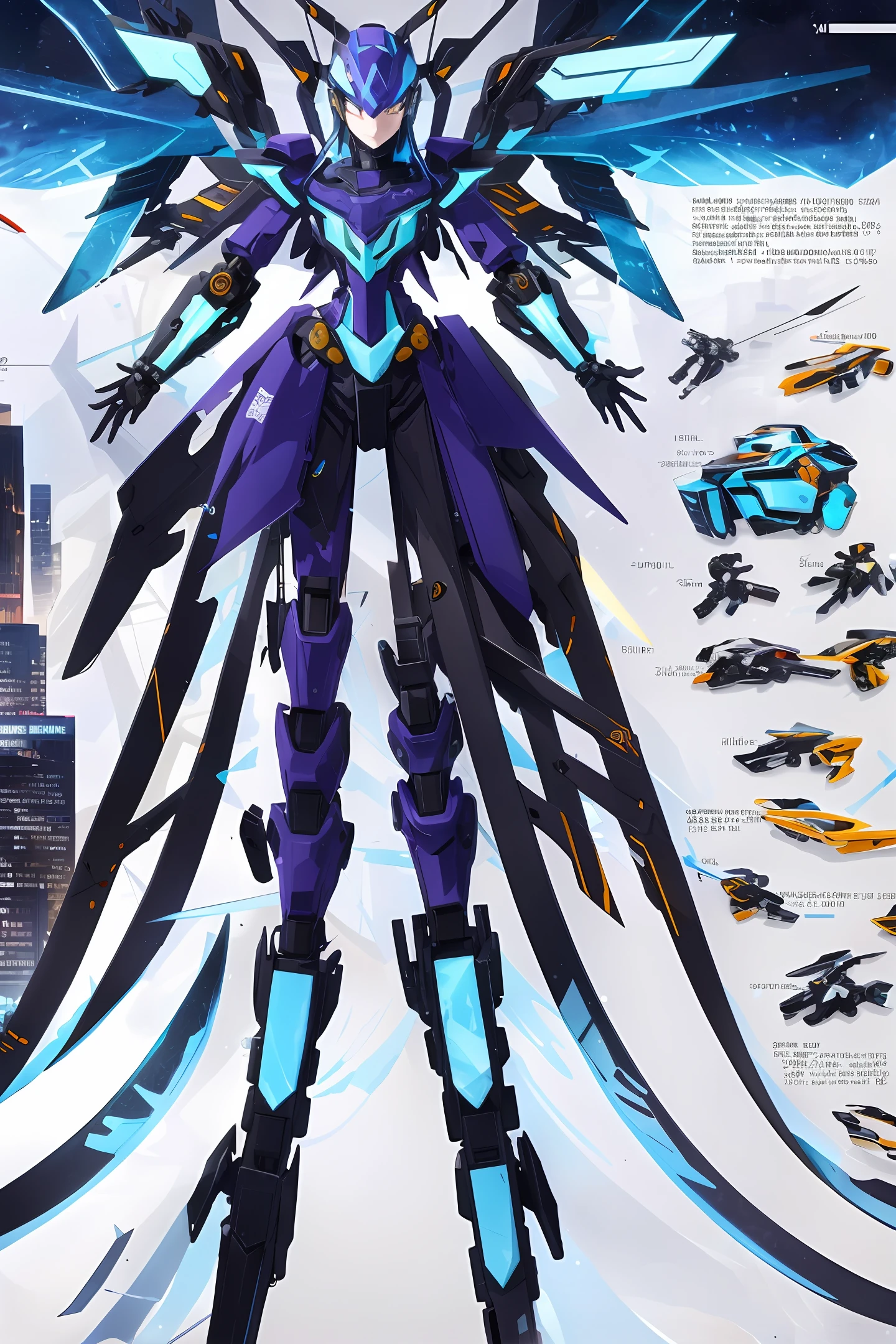 1 woman's exoskeleton mech,armour,crystal mecha,Psychedelic details,Mechs cover the body 20%,Long-legged black silk。
9d,(city war background),with clean lines,negative space,hight contrast,Gradient color,show full body portrait,best images quality,Perfect resolution,moodiness,sharp fokus