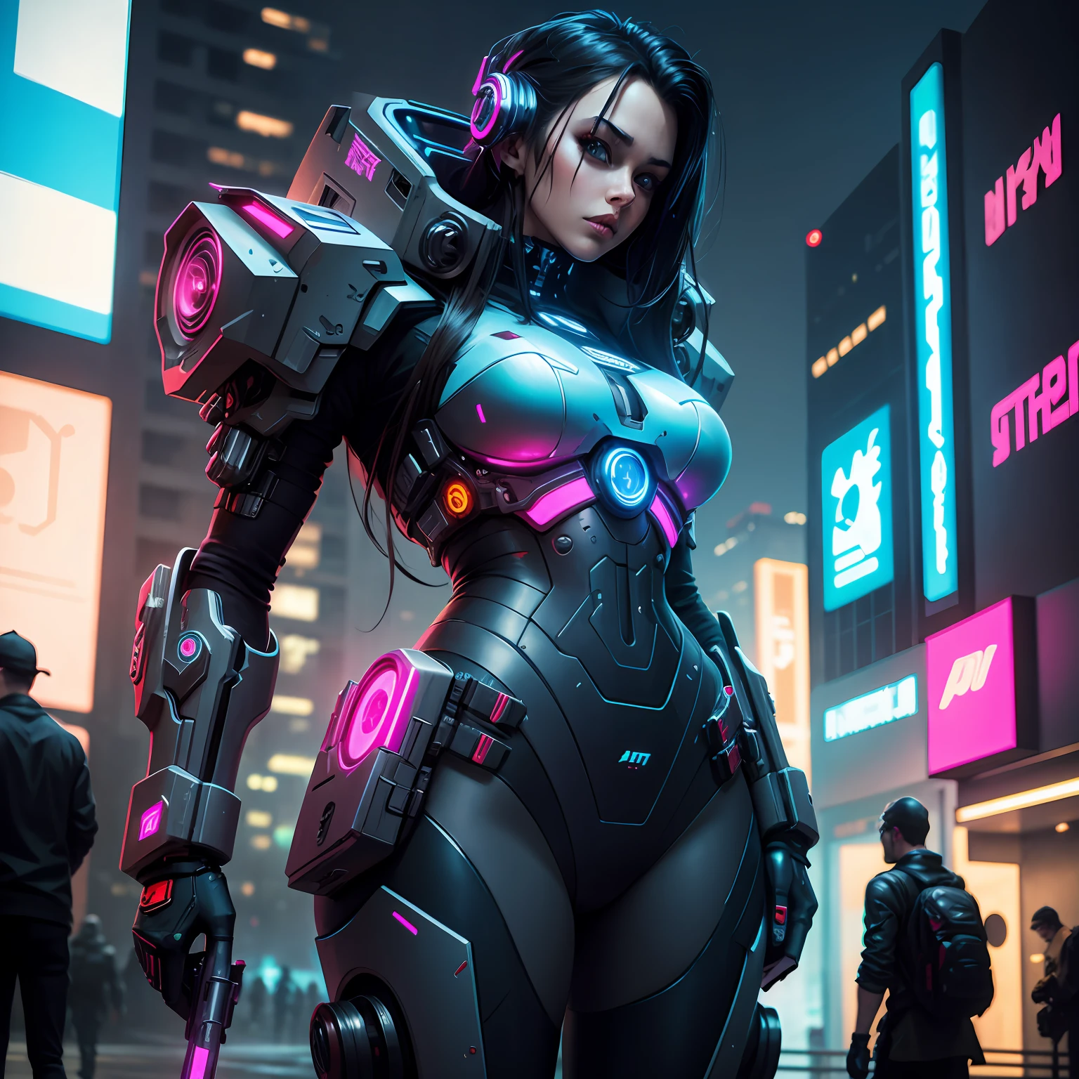 Cyberpunk mech