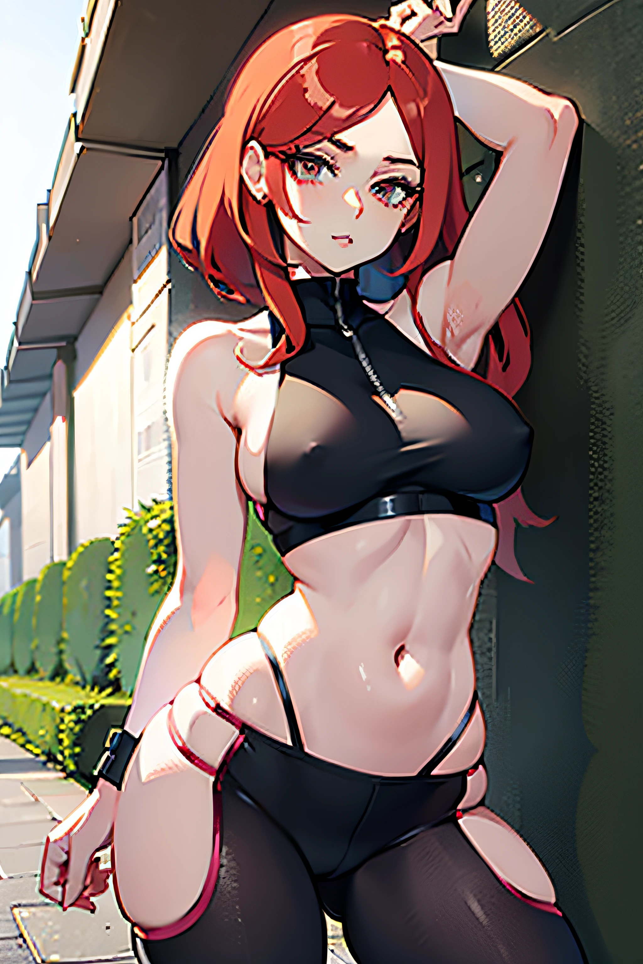 redhead, mid , slim body, cute