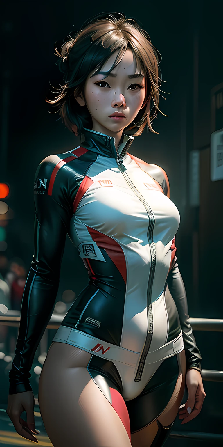 Beautiful and mature Chinese female college student,wearing track and field suit,Off the track and field,((Slim,Petite)),Photoreality,photore,tmasterpiece,hentail realism,hentail realism,Photoreality,hight contrast,The photorealistic digital art trend is detailed and realistic in Artstation 8k HD HD, A detailed, skin textures, ultra - detailed, realistic skin textures, armature, best qualtiy, 超A high resolution, (真实感:1.4),, A high resolution, A detailed, RAW photogr, Sharp, author:Lee Jeffries Nikon D850 Film Stock Photo 4 Kodaport 400 Camera F1.6 shots, Rich colors, Ultra-realistic realistic textures, Dramatic lighting, unrealengine artstation cinestill 800 trends,
