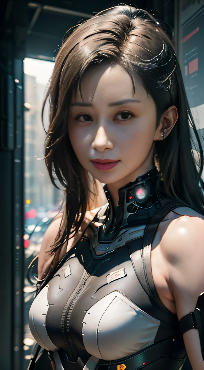((Best quality)), ((masterpiece)), (detailed:1.4), 3D, an image of a beautiful cyberpunk female,HDR (High Dynamic Range),Ray Tracing,NVIDIA RTX,Super-Resolution,Unreal 5,Subsurface scattering,PBR Texturing,Post-processing,Anisotropic Filtering,Depth-of-field,Maximum clarity and sharpness,Multi-layered textures,Albedo and Specular maps,Surface shading,Accurate simulation of light-material interaction,Perfect proportions,Octane Render,Two-tone lighting,Wide aperture,Low ISO,White balance,Rule of thirds,8K RAW,