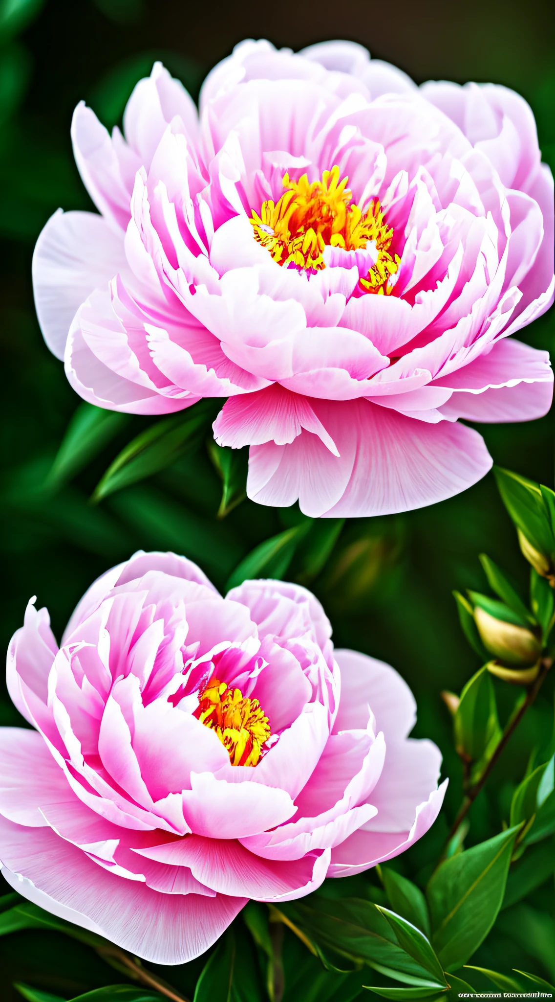 transparent background,peony flower,4k画质 --auto