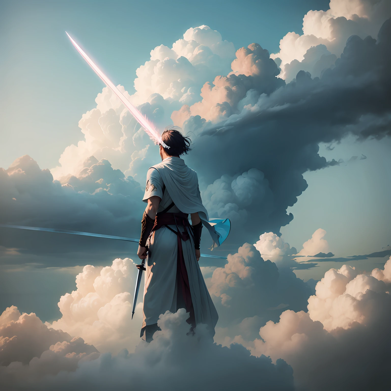 A spirit sword fell from the clouds --auto