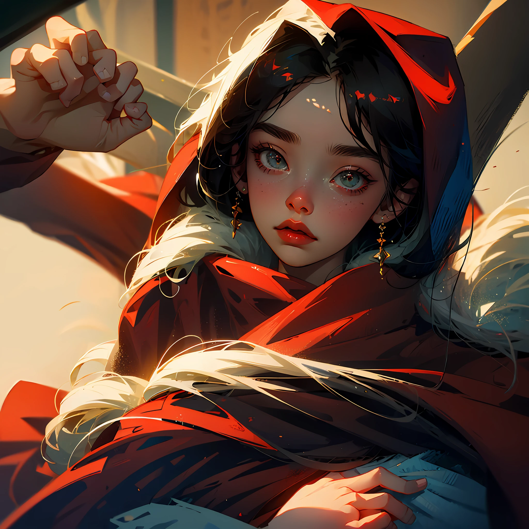 Sexy schoolgirl Little Red Riding Hood --auto