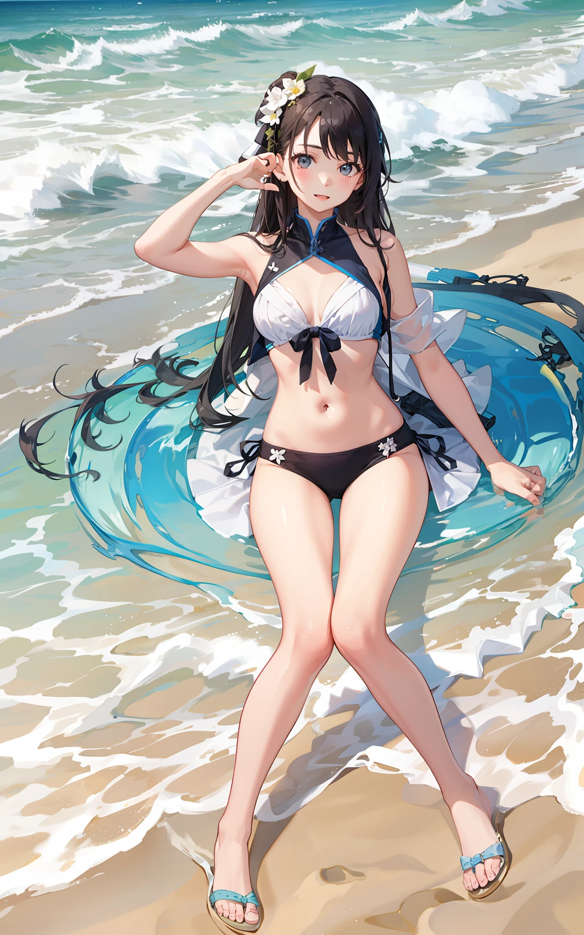 realisticlying,sandbeach,s girl,比基尼