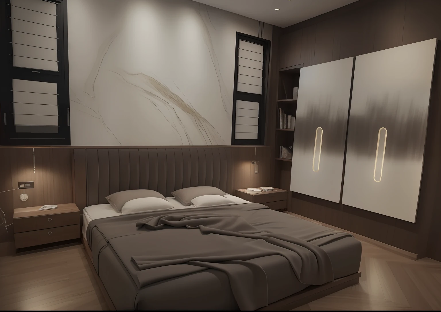 ((Best quality, 8k, Masterpiece :1.3)), bed room, magic light, cinematic light, shimmer, glamour
