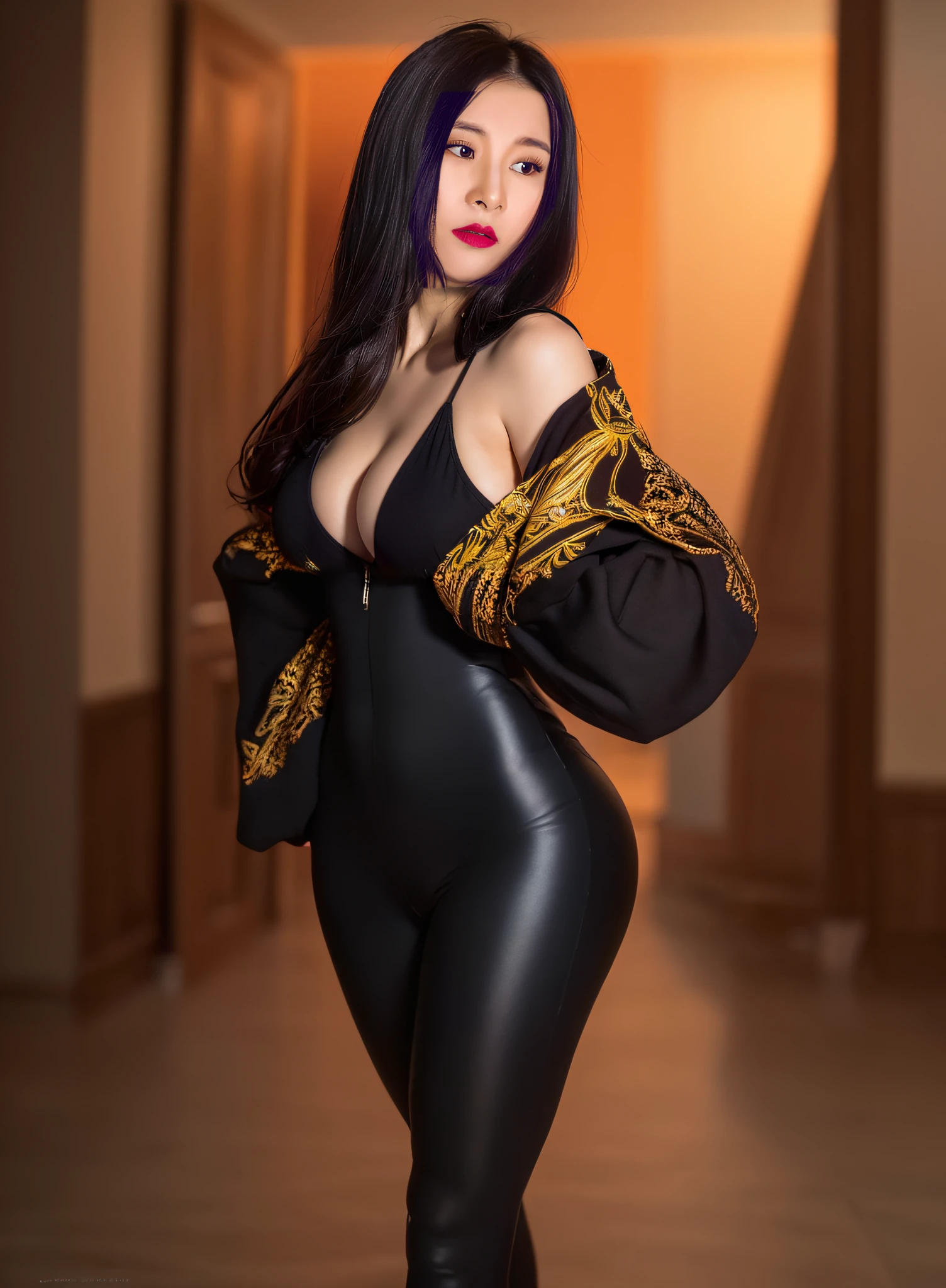 tmasterpiece,best qualtiy,cinematic ligh,offcial art,Propaganda art,movie wallpapers,Very detailed CG unified 4k wallpaper,Complicated details,((best qualtiy,8k,tmasterpiece:1.3)),Clear focus:1.2,one pretty woman,perfect body figure:1.4,Slender abs:1.2,(1girll),A masterpiece,best qualtiy,RAW photo,Lifelike,face,Incredibly Ridiculous res,beuaty girl,magic, long whitr hair, depth of fields, A high resolution, ultra - detailed, finedetail, The is very detailed,Extremely detailed eyes and face,Sharp pupils,Realistic pupils,Sharp focus,Cinematic lighting,full bodyesbian,Cheongsam,Bigboobs,long leges,Night Street,dynamicposes,Very detailed skin, Highly detailed fingers, Perfect anatomy, Detailed background, Detailed clothes, One girl, Realistic body, White skin, dynamicposes, standing on your feet, up front view, exteriors, Riman,Protruding Buttocks, Backwards, glute, Tong, Assistant