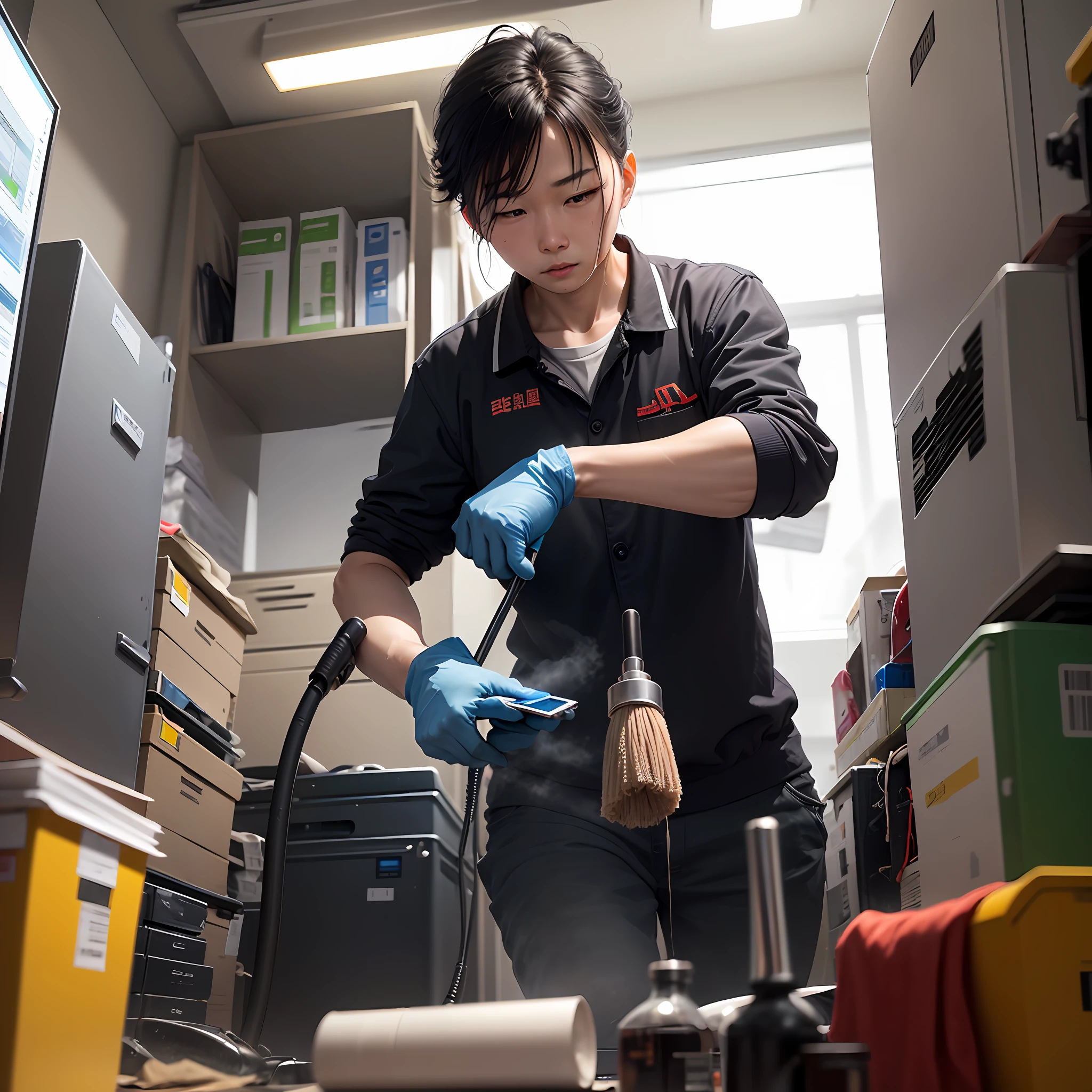 A diligent cleaner,He regularly cleans up junk and temporary files,Free up space for the system,Keep the system clean and optimized。