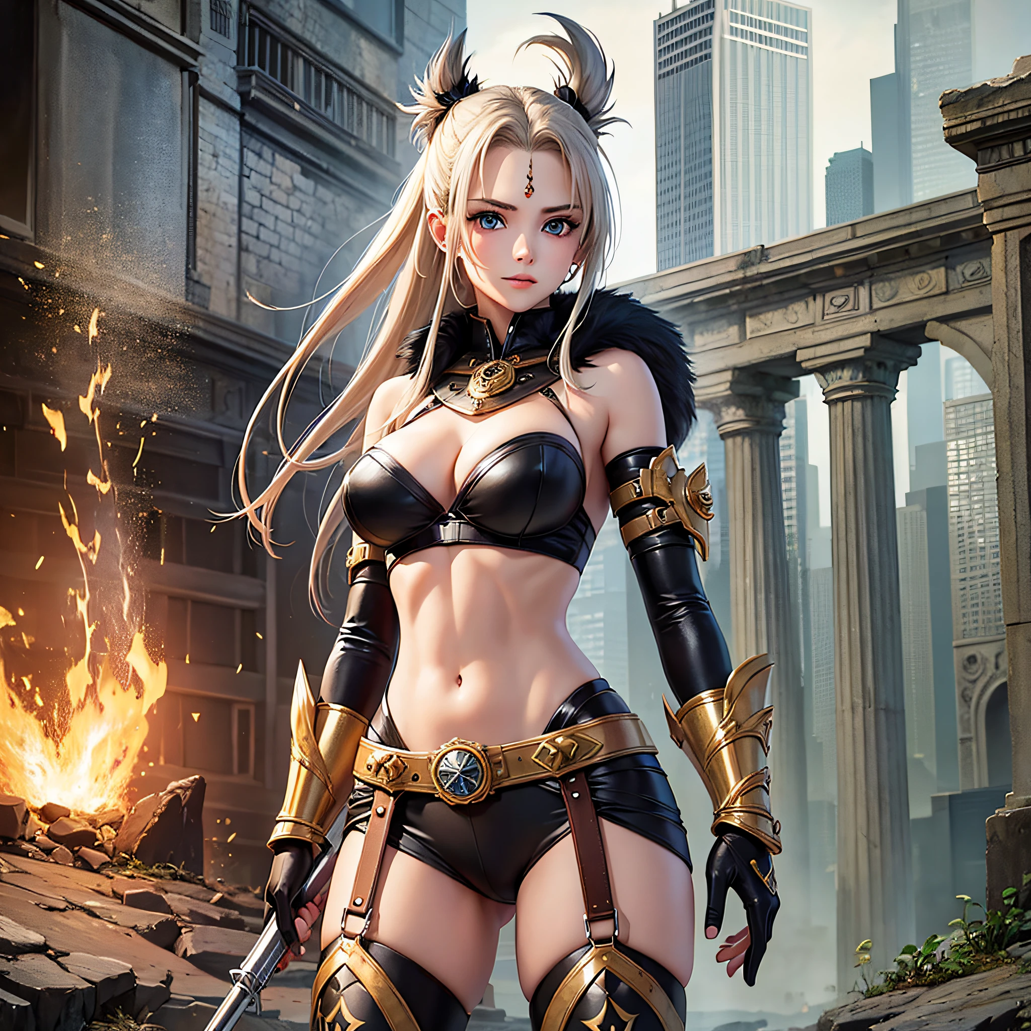 UHD, master part, Super Detalhe, Detalhes altos, alta qualidade, melhor qualidade, Altas, 4k, Anime, corpo completo de um caveleiro negro, standingn, segurando uma enorme espada, in a world of darkness, vestindo uma linda armadura pesada e brilhante. --auto