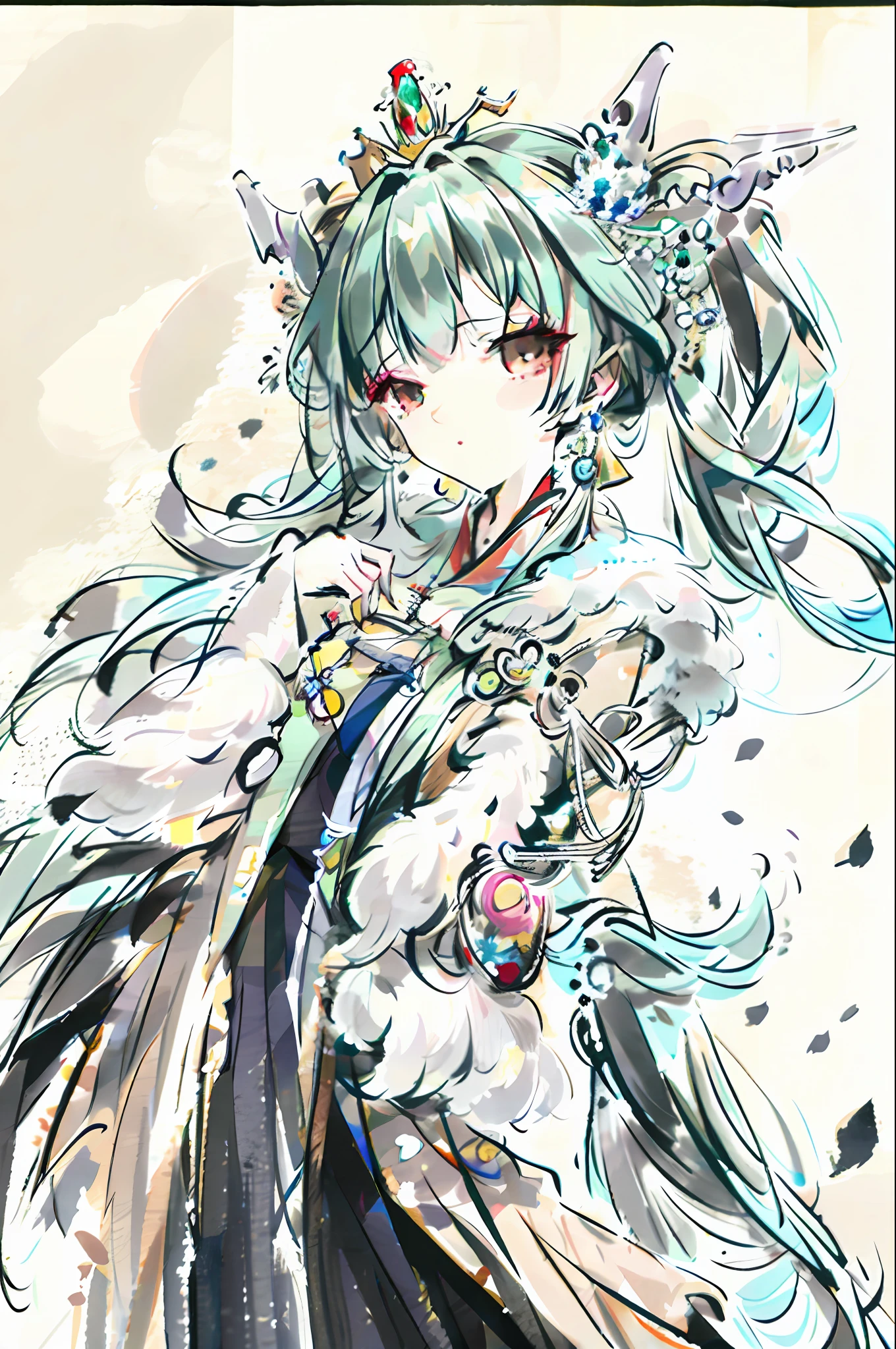 Hanfu,A queen,Hairpins,ellegance