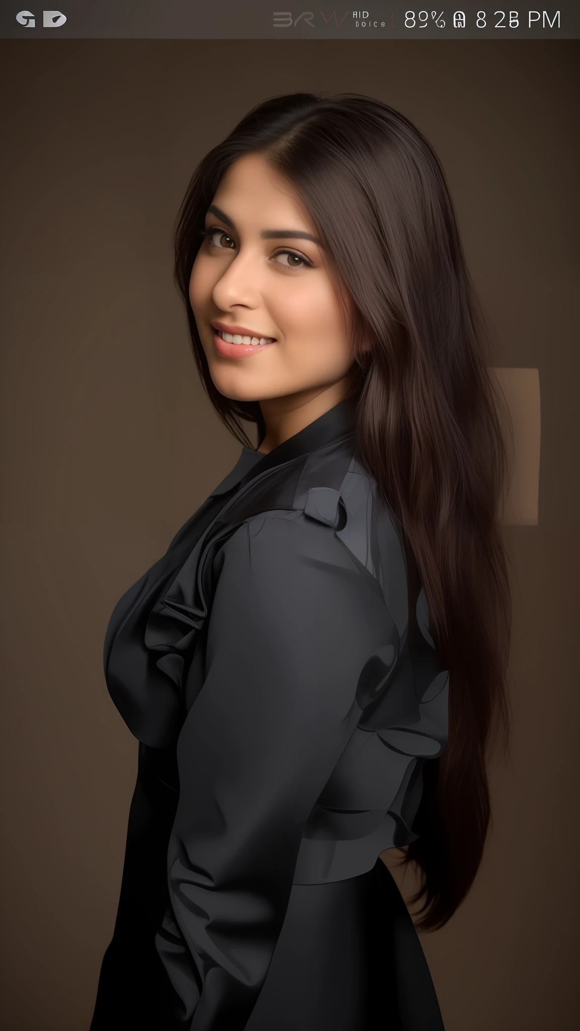 a head shot photo of a pretty girl, sharp facial features, looking at camera, real skin, 4k, high resolution, professional makeup, riya arora, perfect eyes