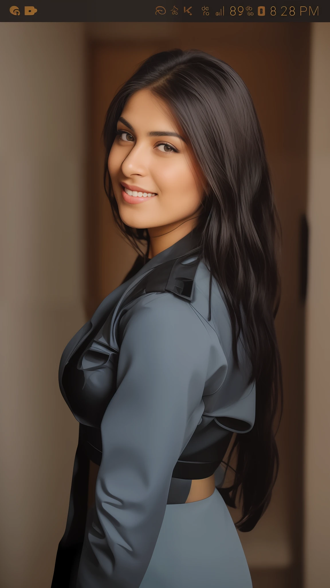 a head shot photo of a  pretty girl, sharp facial features, looking at camera, real skin, 4k, high resolution, professional makeup, riya arora, perfect eyes