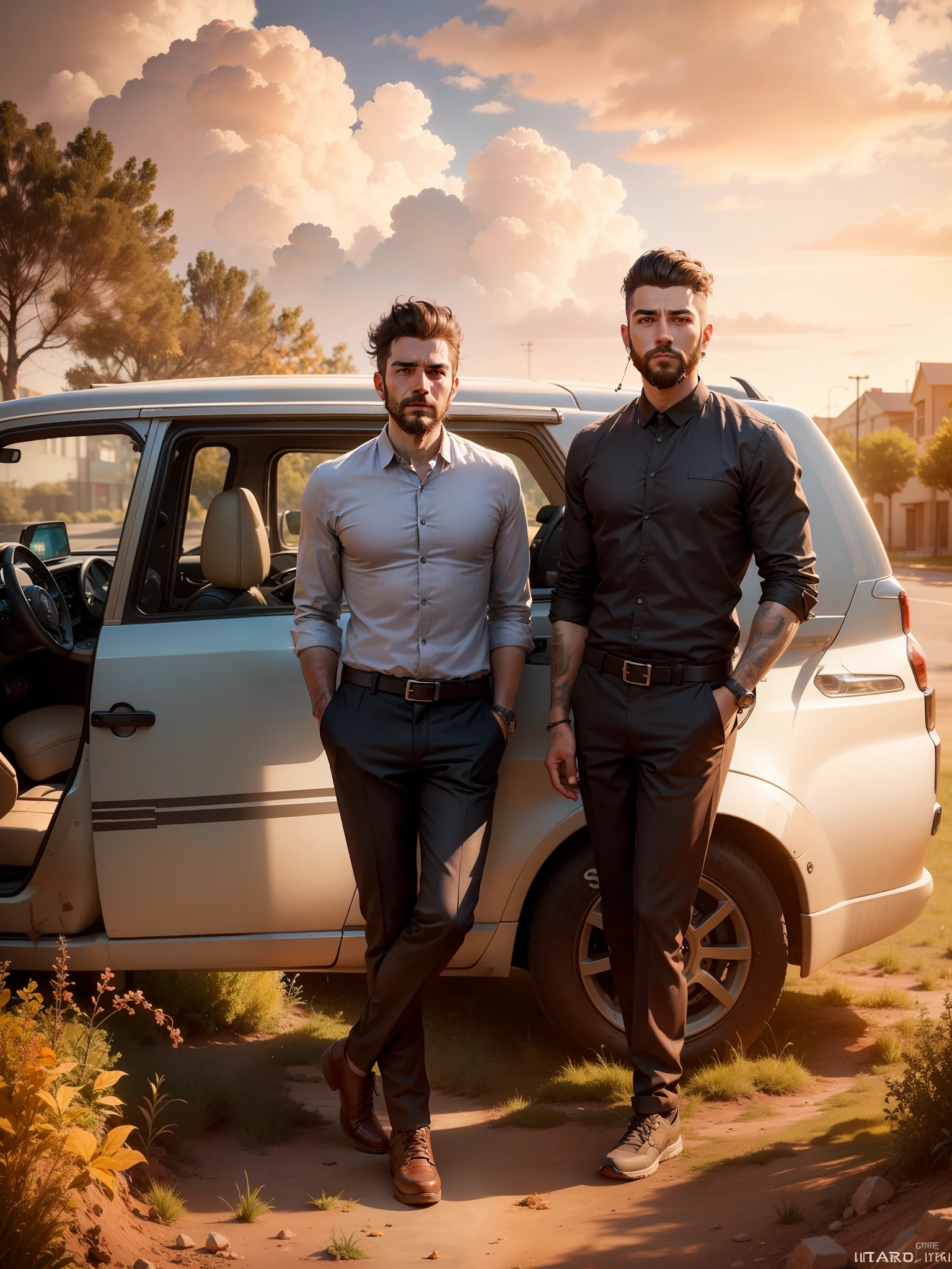Change cinematic background (realistic face, ultra realistic), small beard, stylish hair, realistic, 8k realistic, stylish cloths, colour , good quality, don't change face,