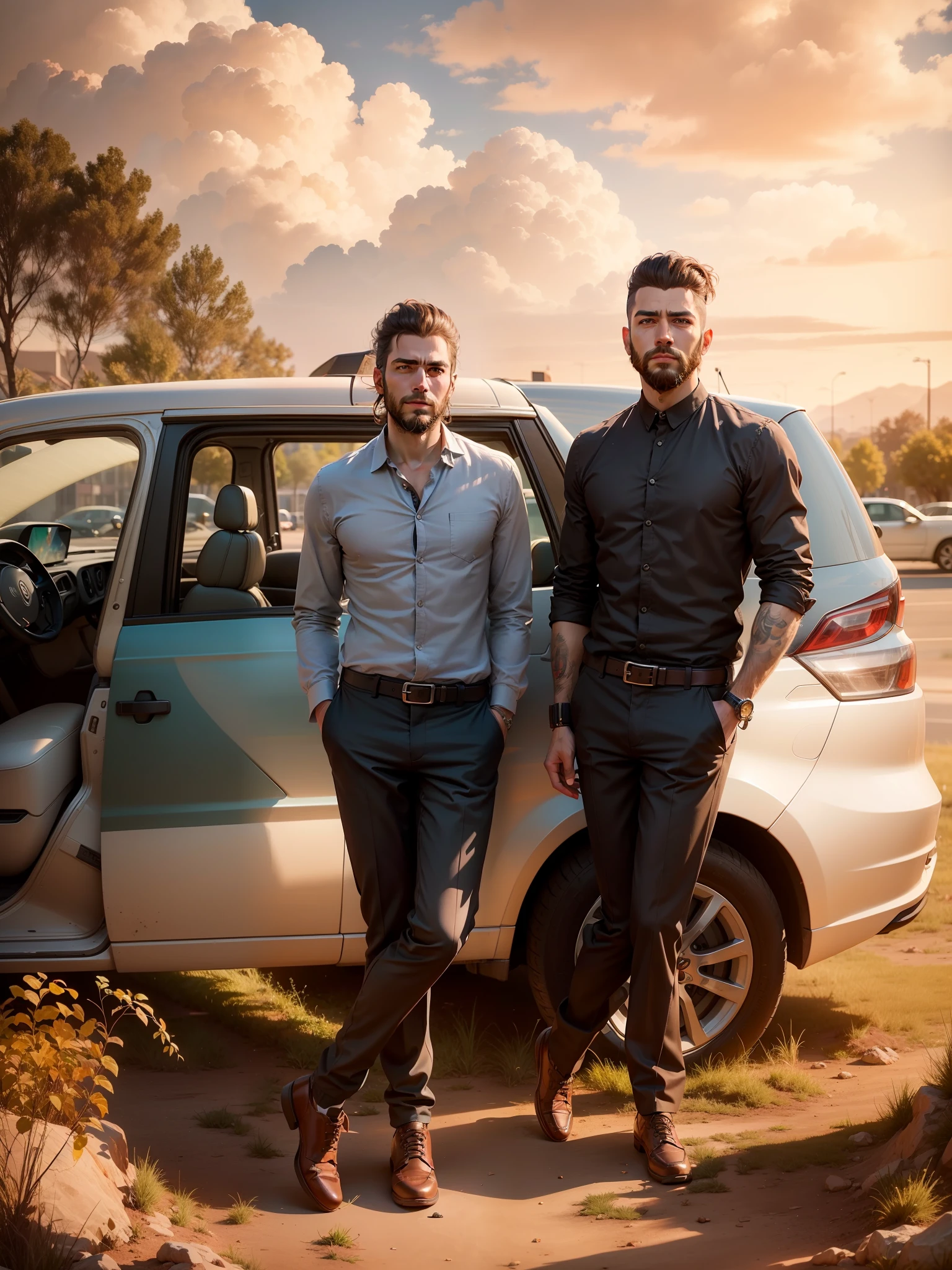 Change cinematic background (realistic face, ultra realistic), small beard, stylish hair, realistic, 8k realistic, stylish cloths, colour , good quality, don't change face,