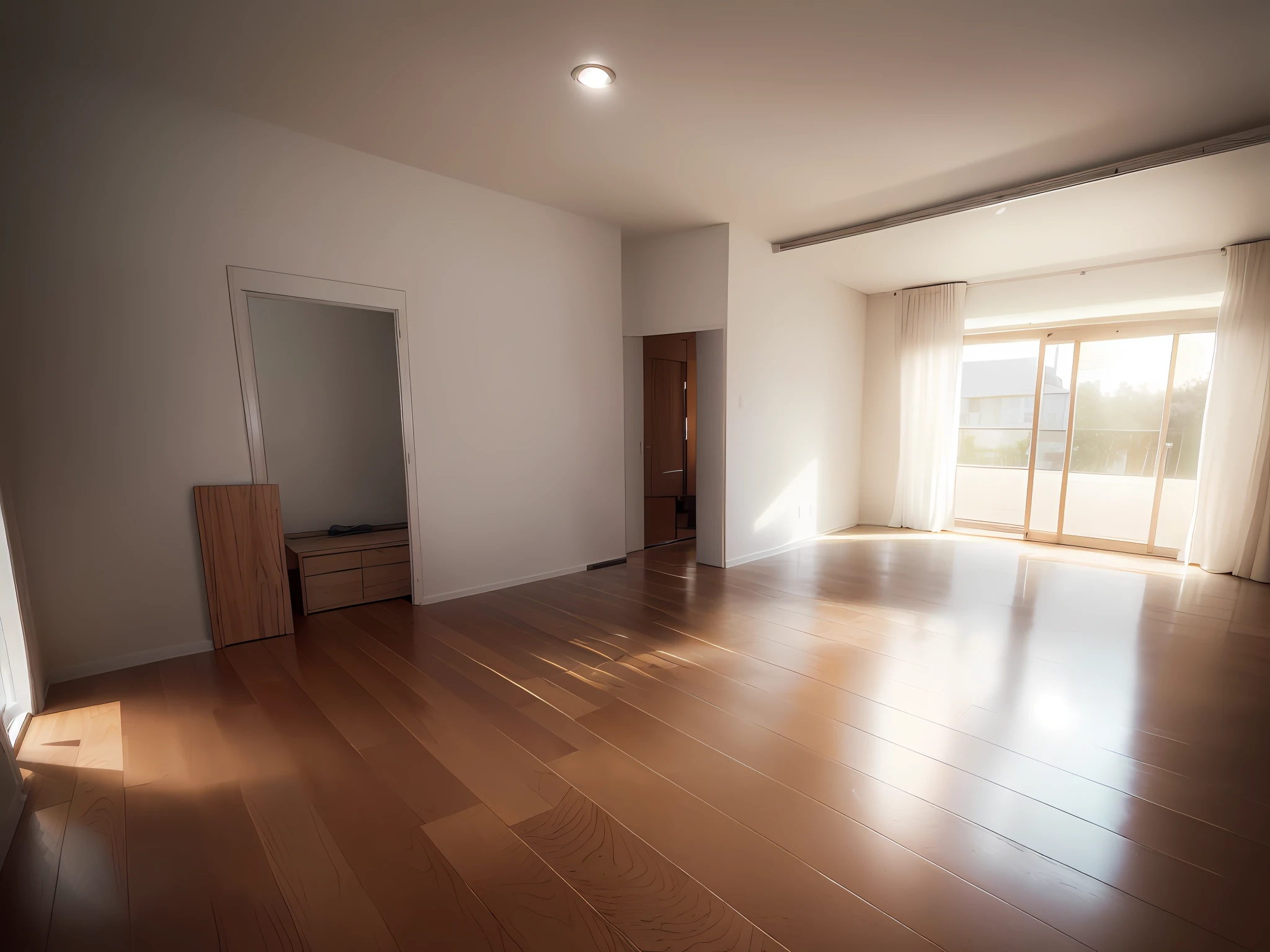 Rooms have wooden floors,Features sliding glass doors, sparse room, Empty room, taken with a Sony A7R camera, hardwood floor, natural light in room, Wooden floors, one large room, location in a apartment, hardwood floor, Open shiny floor, in the middle of an empty room, empty floor, Detailed natural lighting, large open room
