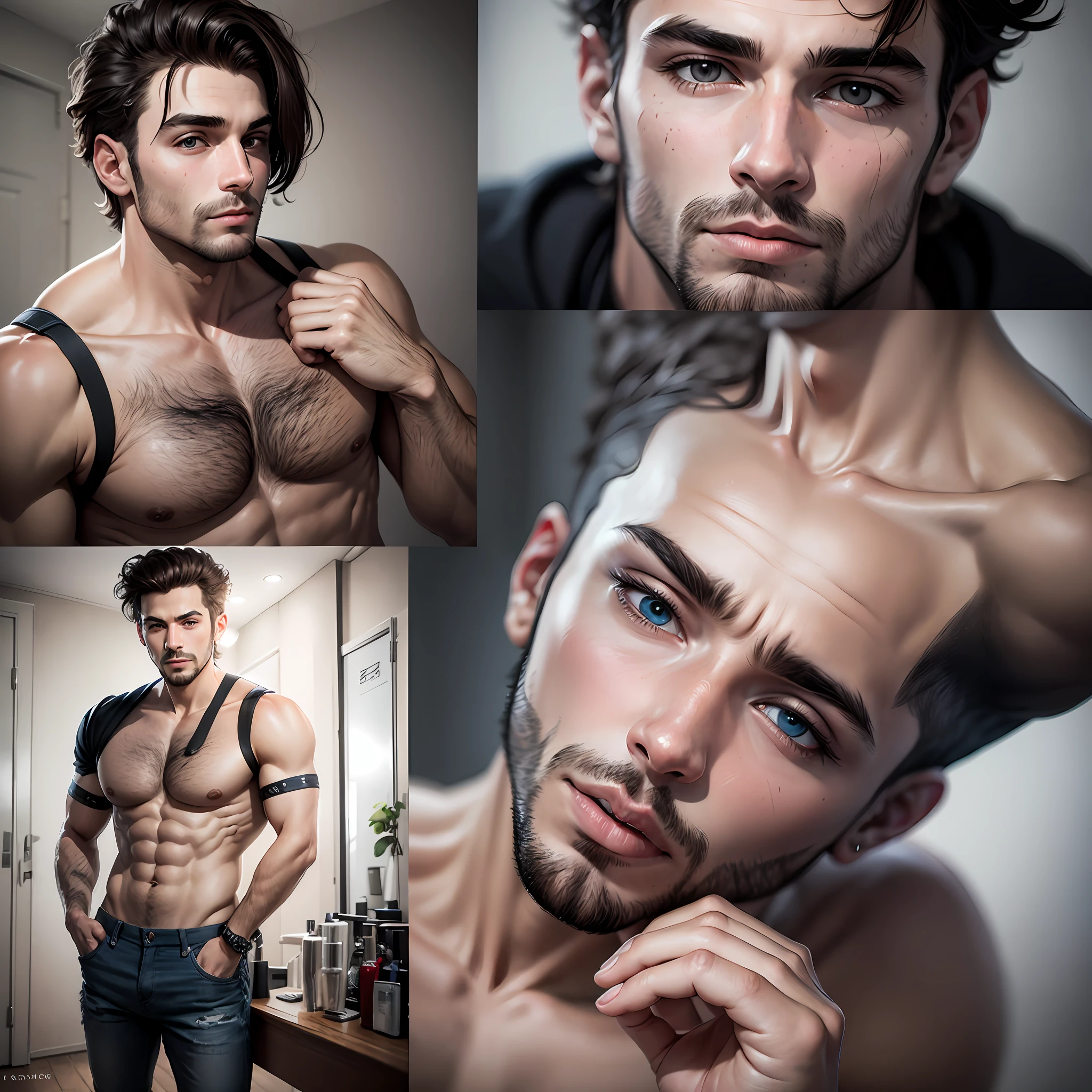ensaio fotografico masculino estilo profissional terapeutico --auto --s2