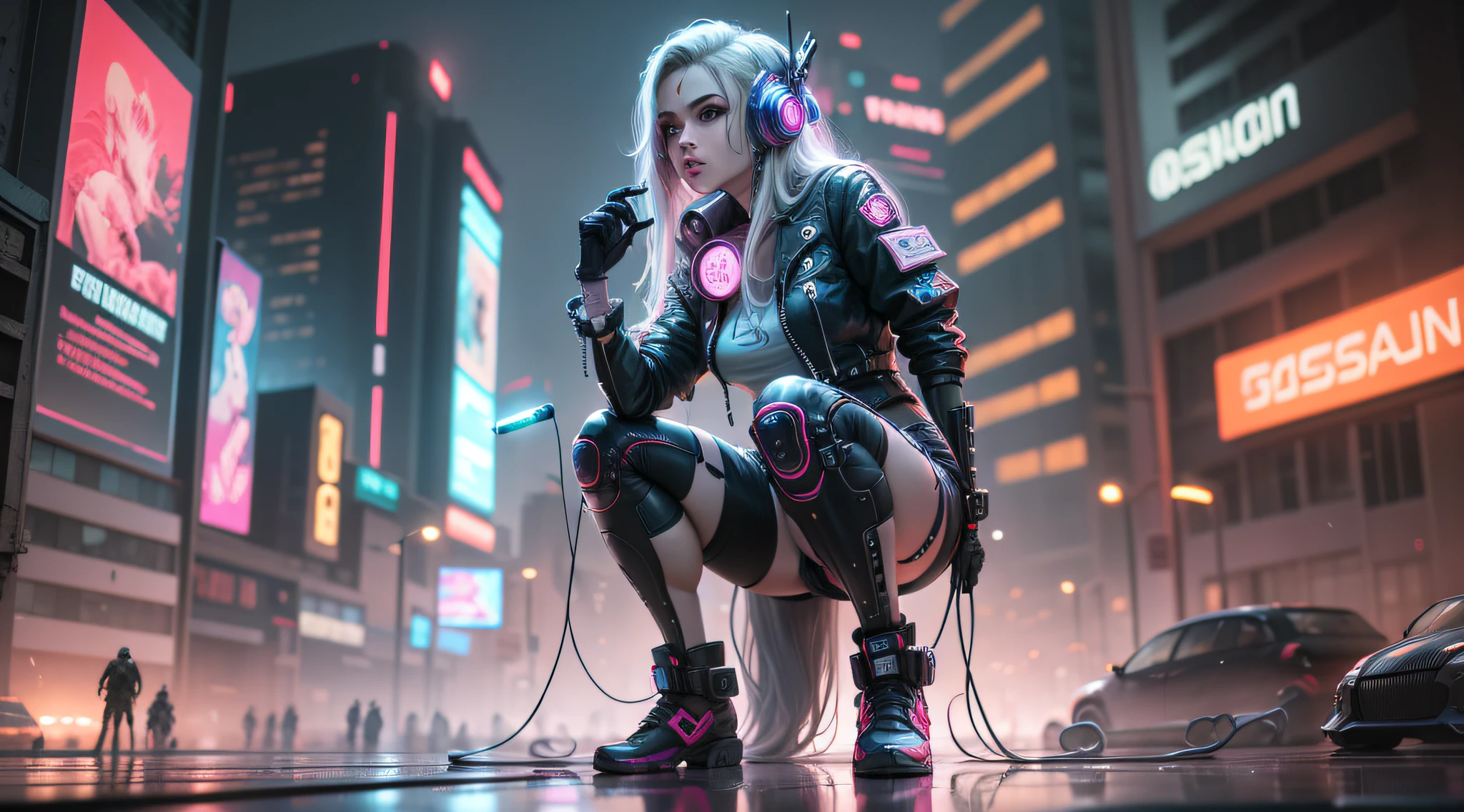 cyber punk perssonage