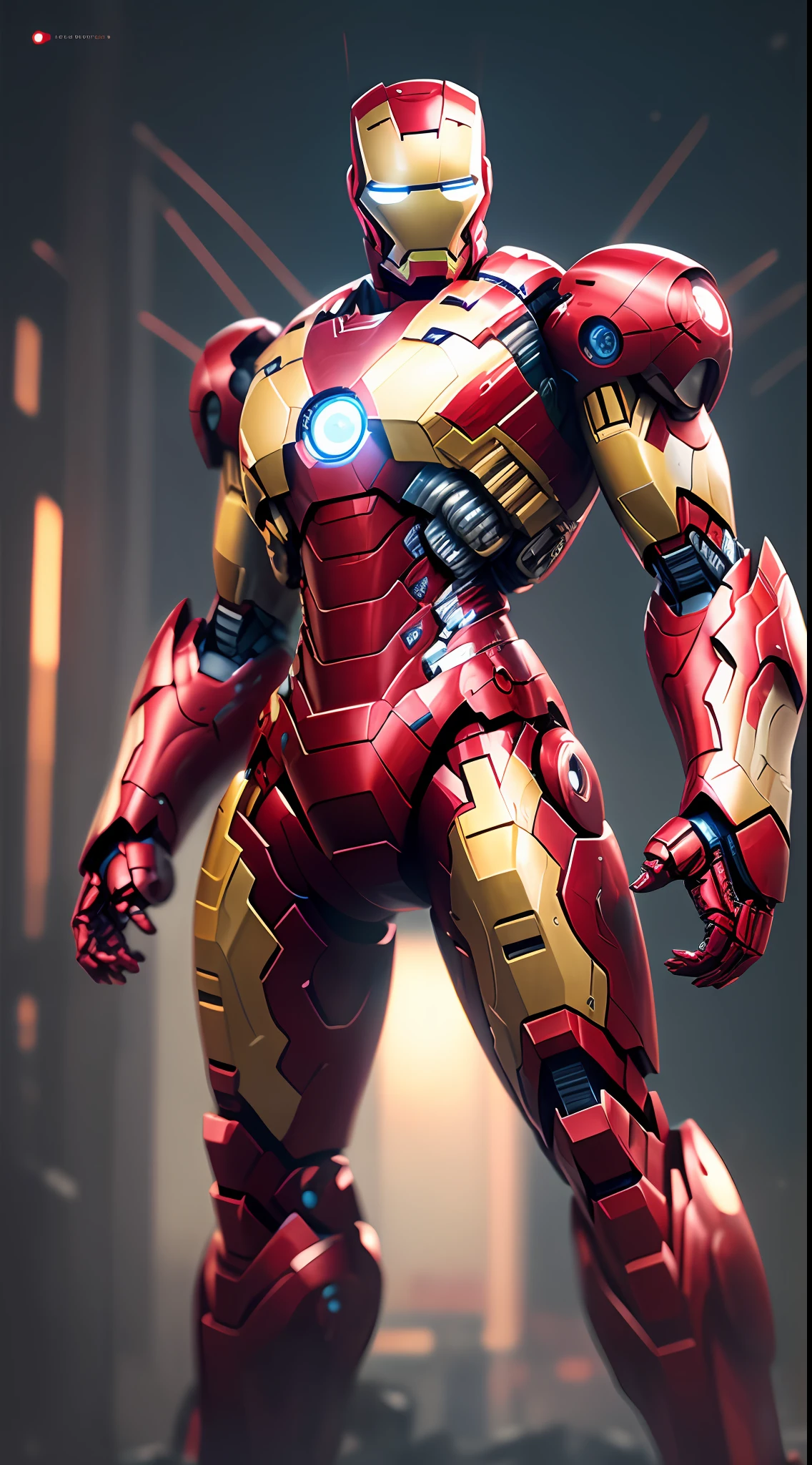 Pure white Iron Man mech, diamond mech, surreal complex details, wide-angle full-body shooting, bust composition, flash, Unreal Engine technology, octane rendering, stunning visuals (quality, style, subject, details, lighting).