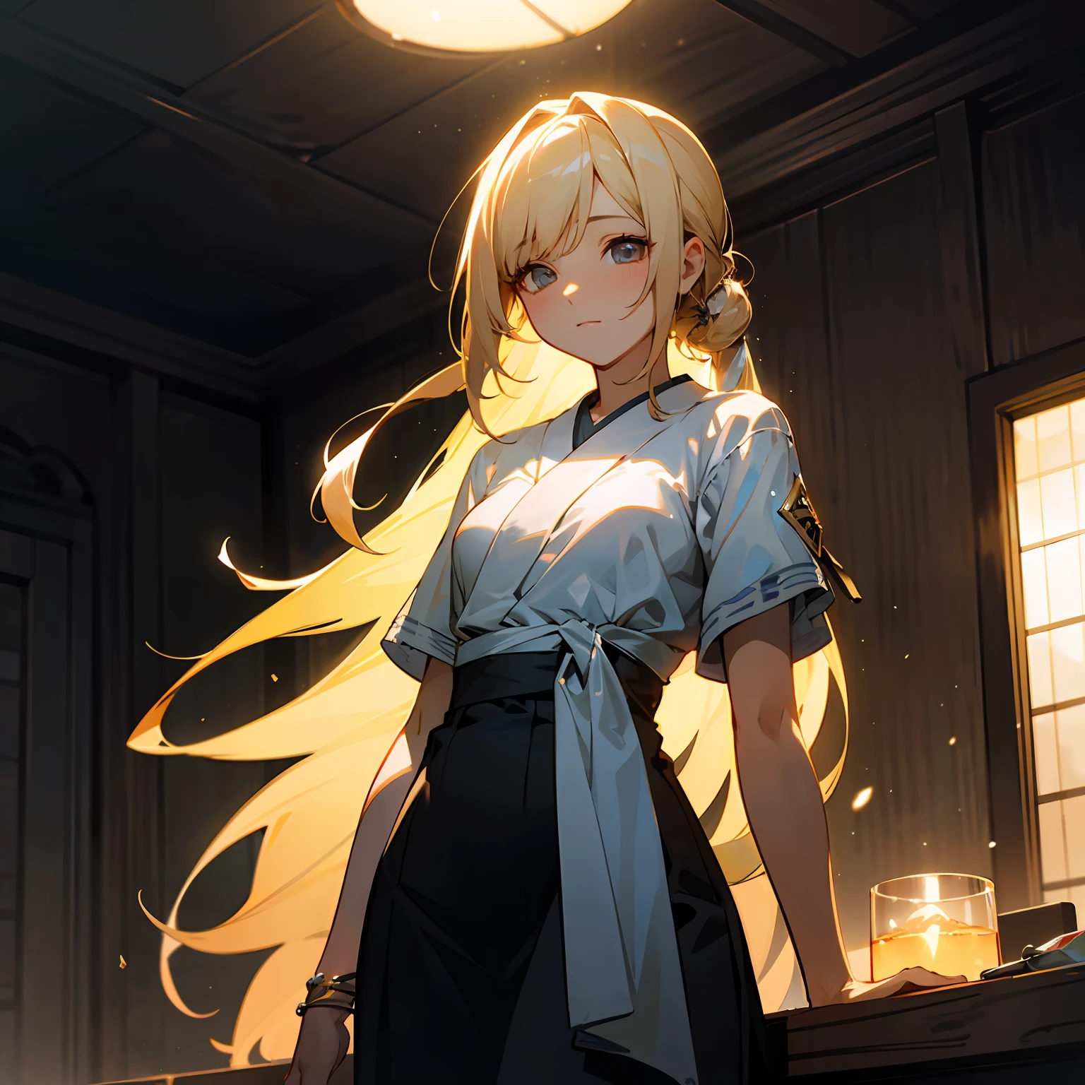 zori，glass，Long-haired girl，Vacated，Light，HD beauty CG
