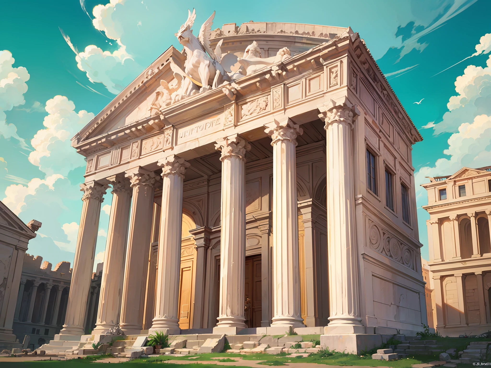 Caesar promoted the cult of Jupiter Capitolinus, the main god of the Roman pantheon. He rebuilt and enlarged the Temple of Jupiter Capitoline on Capitoline Hill in Rome, making it one of the most magnificent and imposing temples in the city. --auto --s2