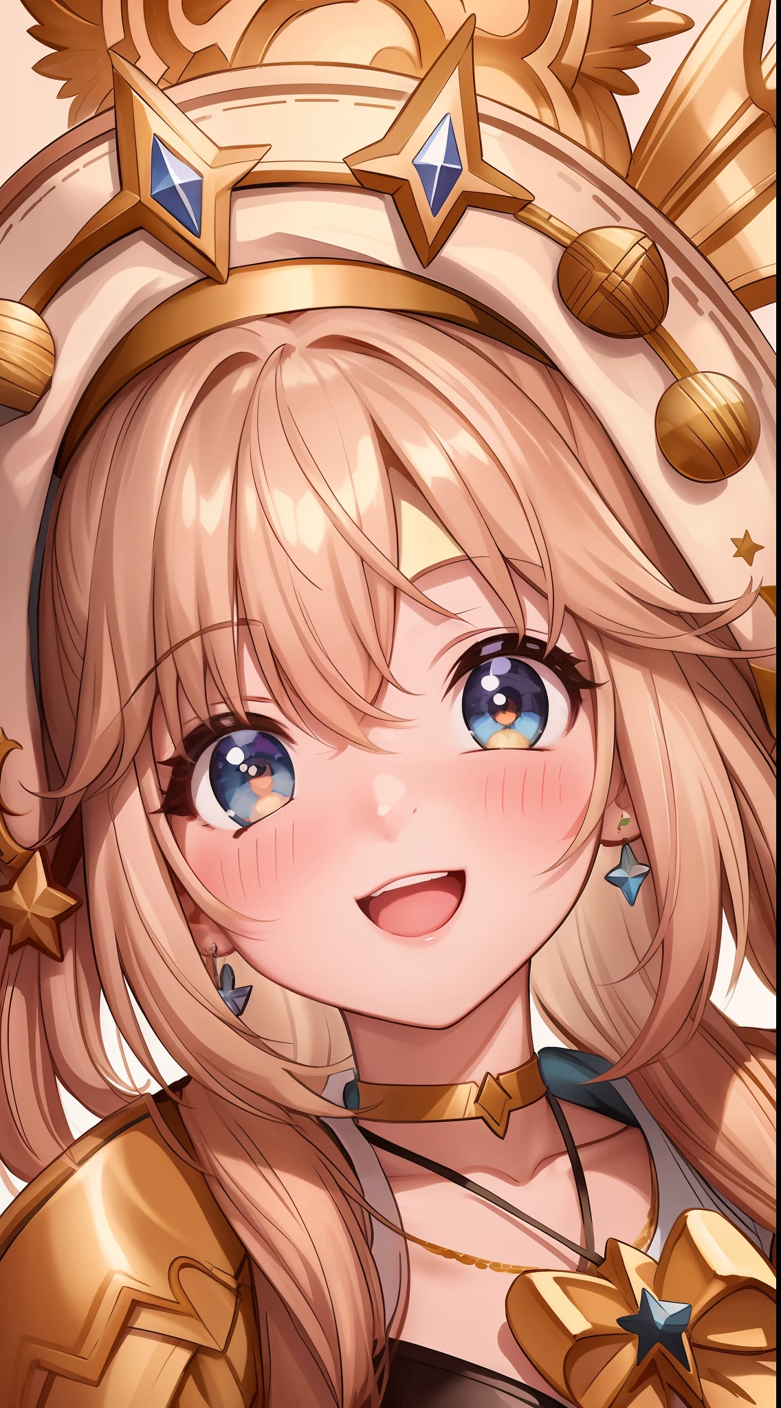 Anime girl with a crown on her head, splash art anime loli, crisp clear rpg portrait, kawaii realistic portrait, Cute anime face, kawacy, ahegao face, Ahegao, detailed portrait of an anime girl, shadowverse style, Lori, portrait of cute anime girlbabes, joyous laughter, Detailed Digital Anime Art, portrait of cute anime girlbabes, Cute Portrait, official artwork