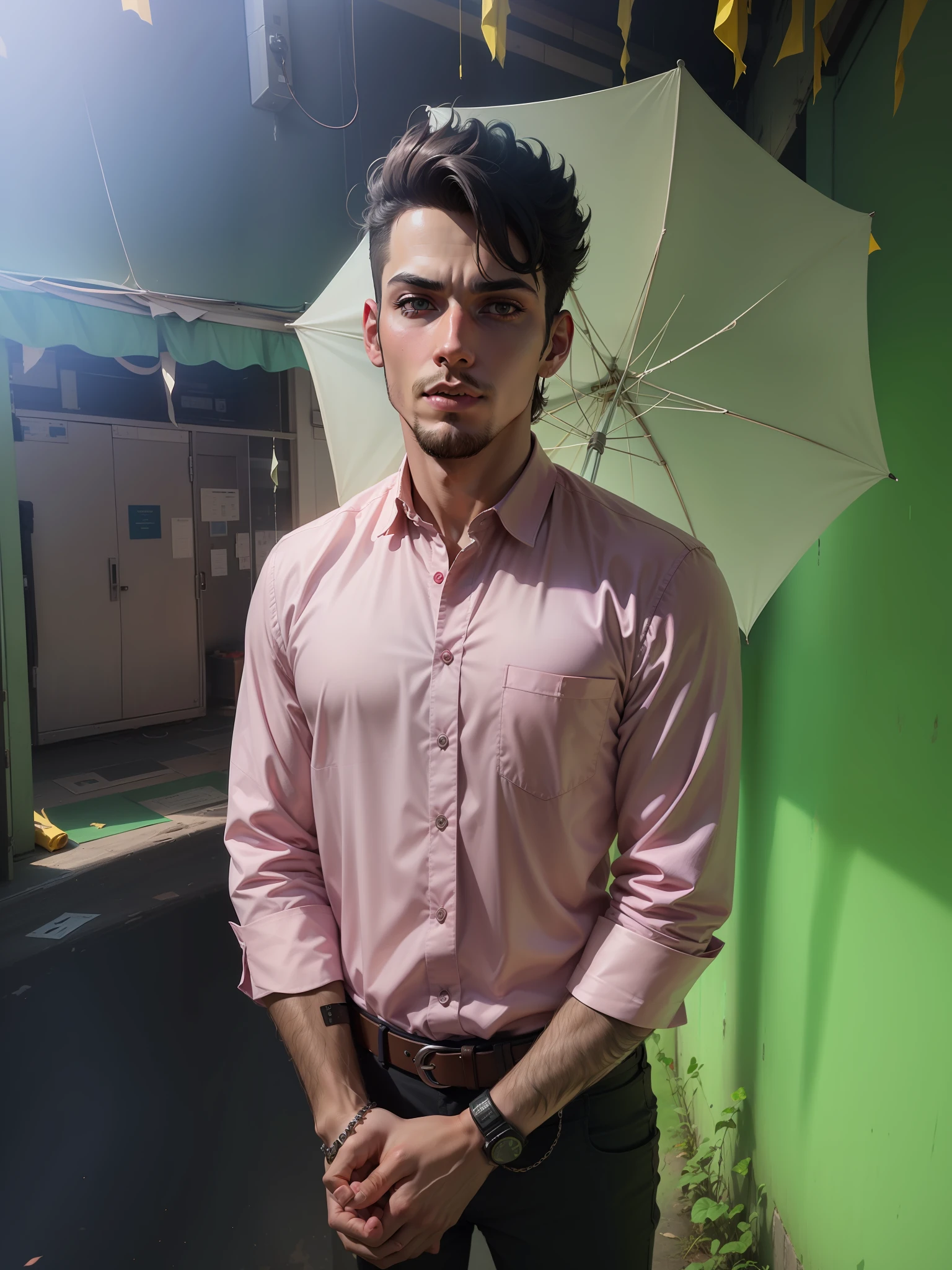 Change background cyberpunk handsome boy, 8k cartoon effect,
